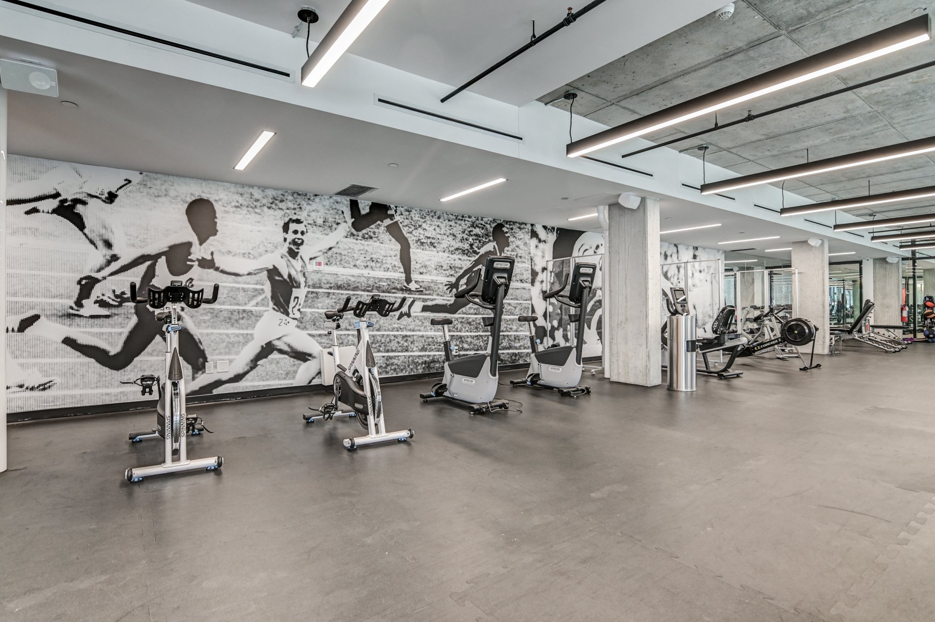 Salle d'exercice