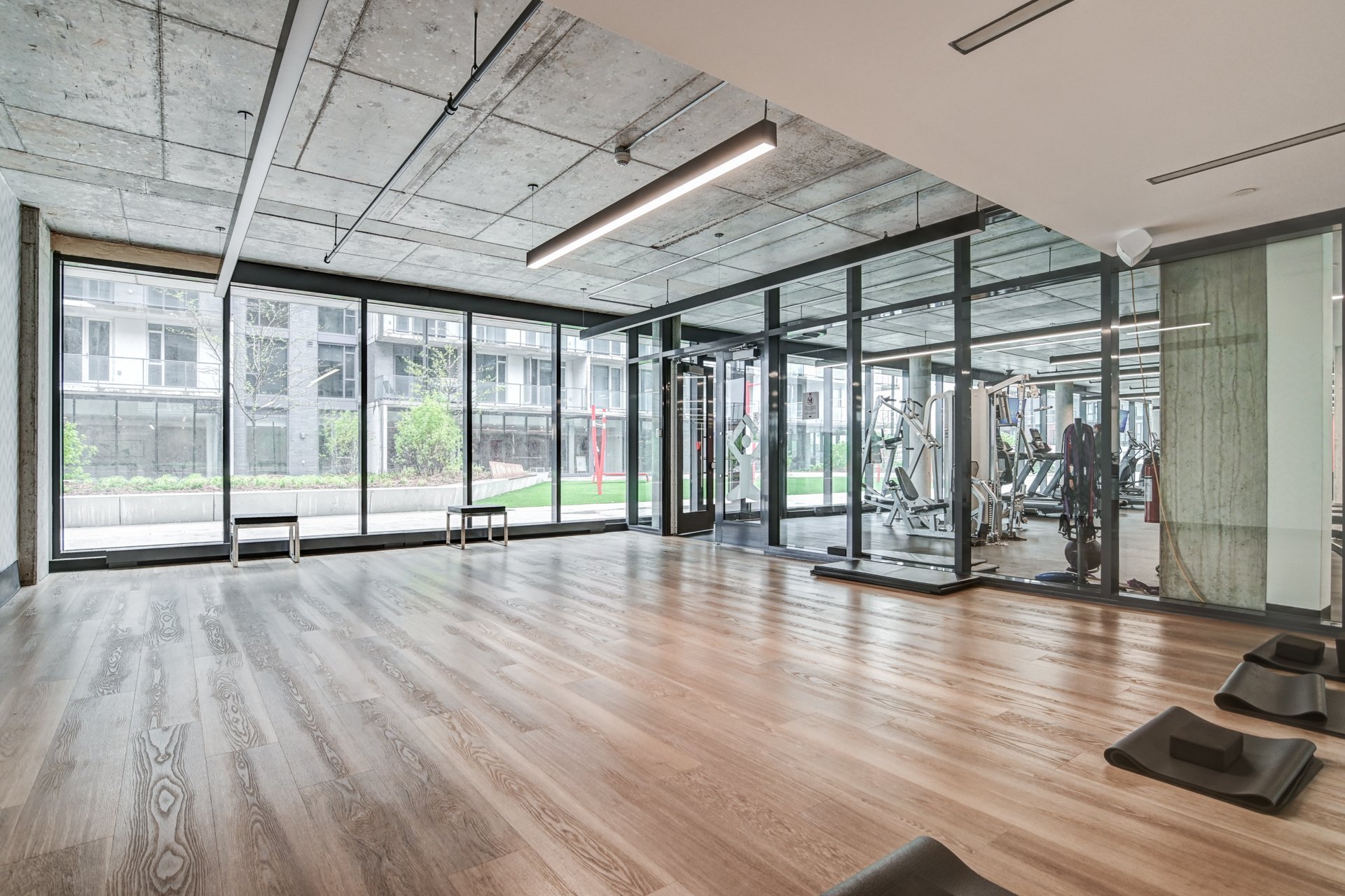 Salle d'exercice