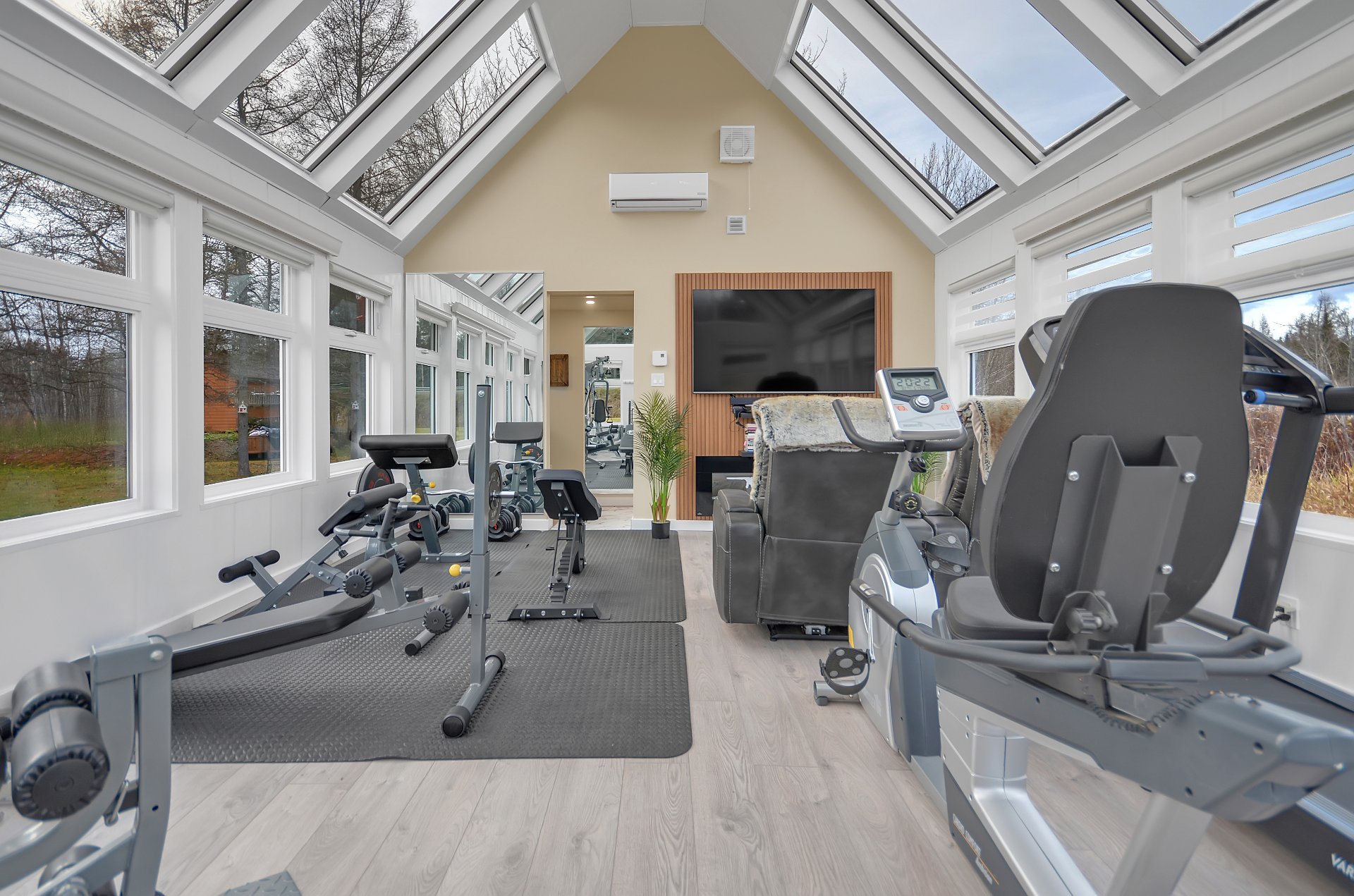 salle d'exercice Pavillon