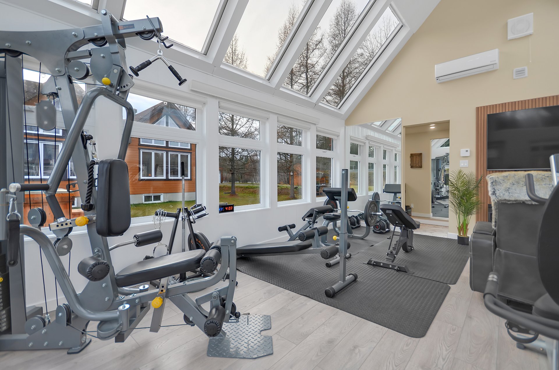 salle d'exercice Pavillon