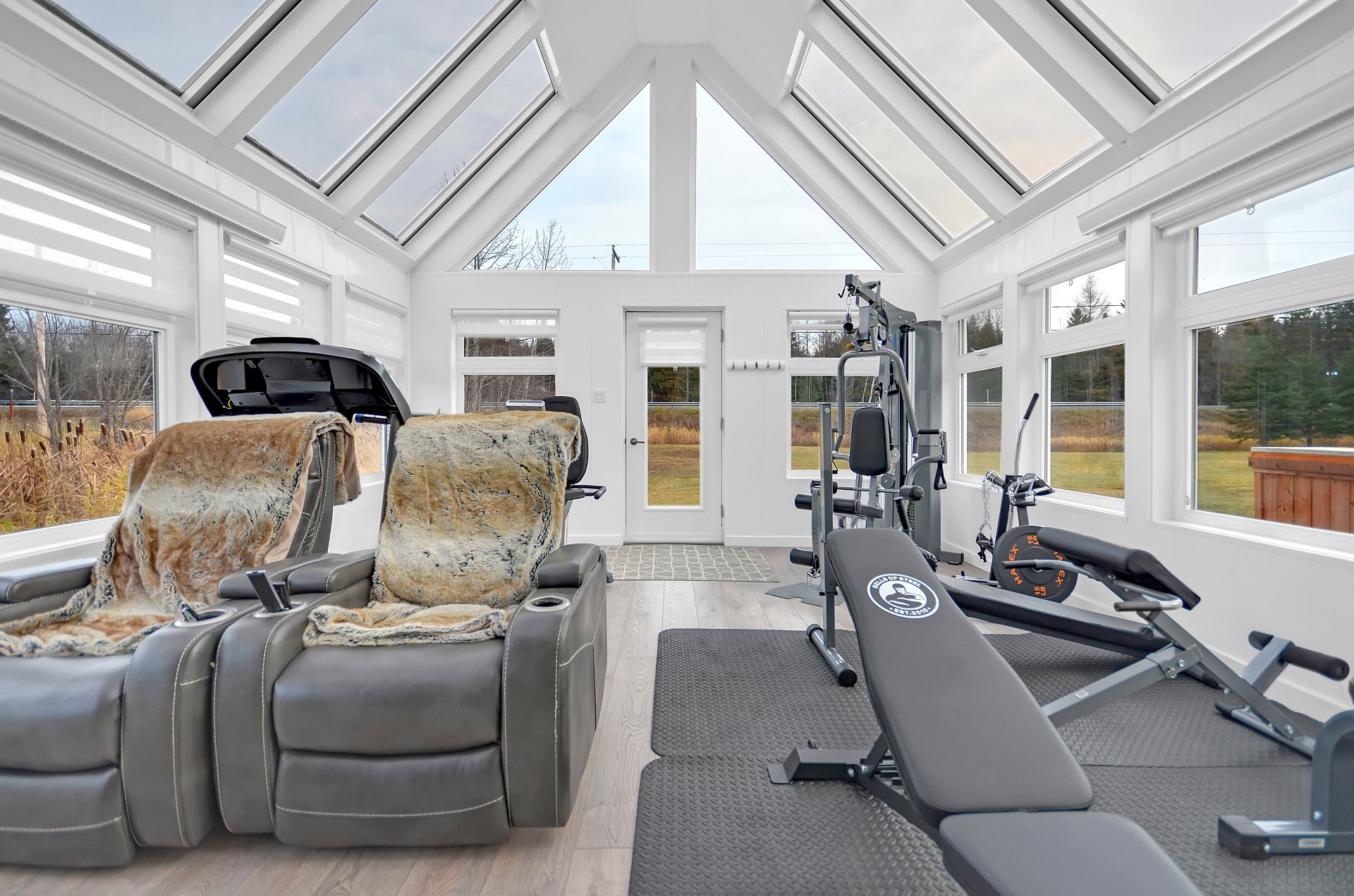 salle d'exercice Pavillon