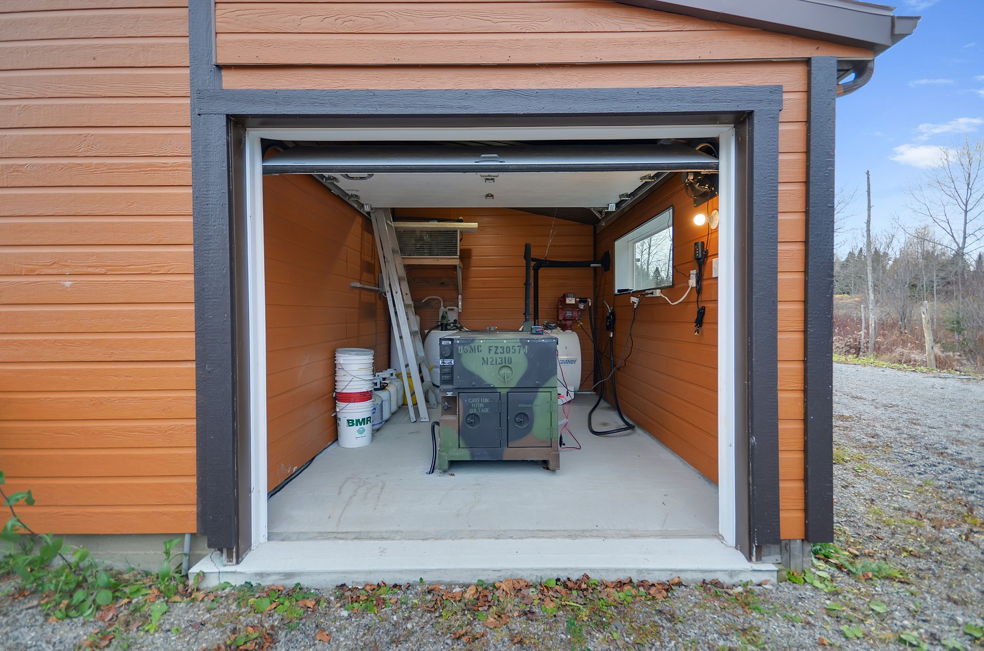 Rangement arrière du garage