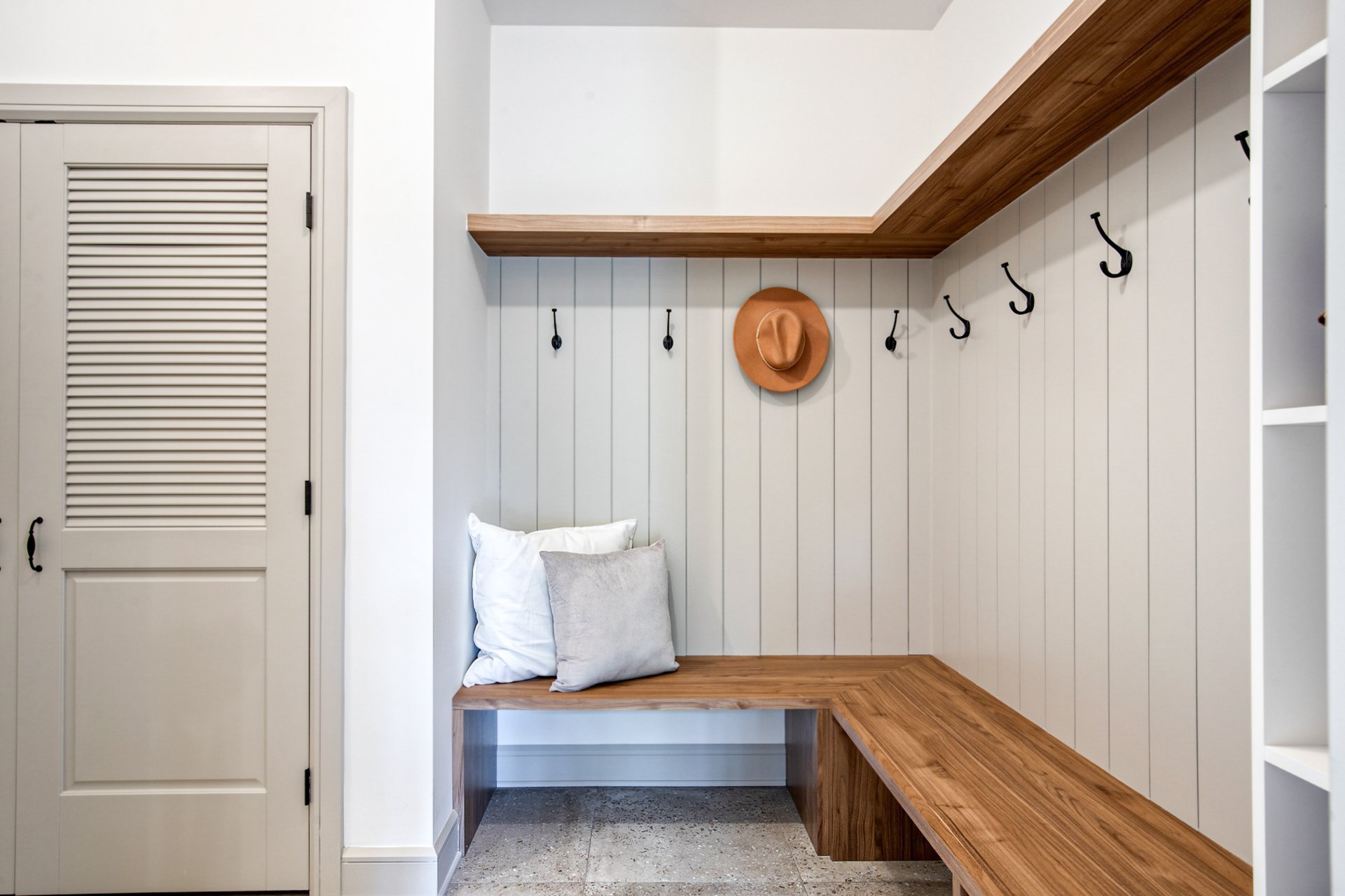 Mudroom pour un rangement efficace