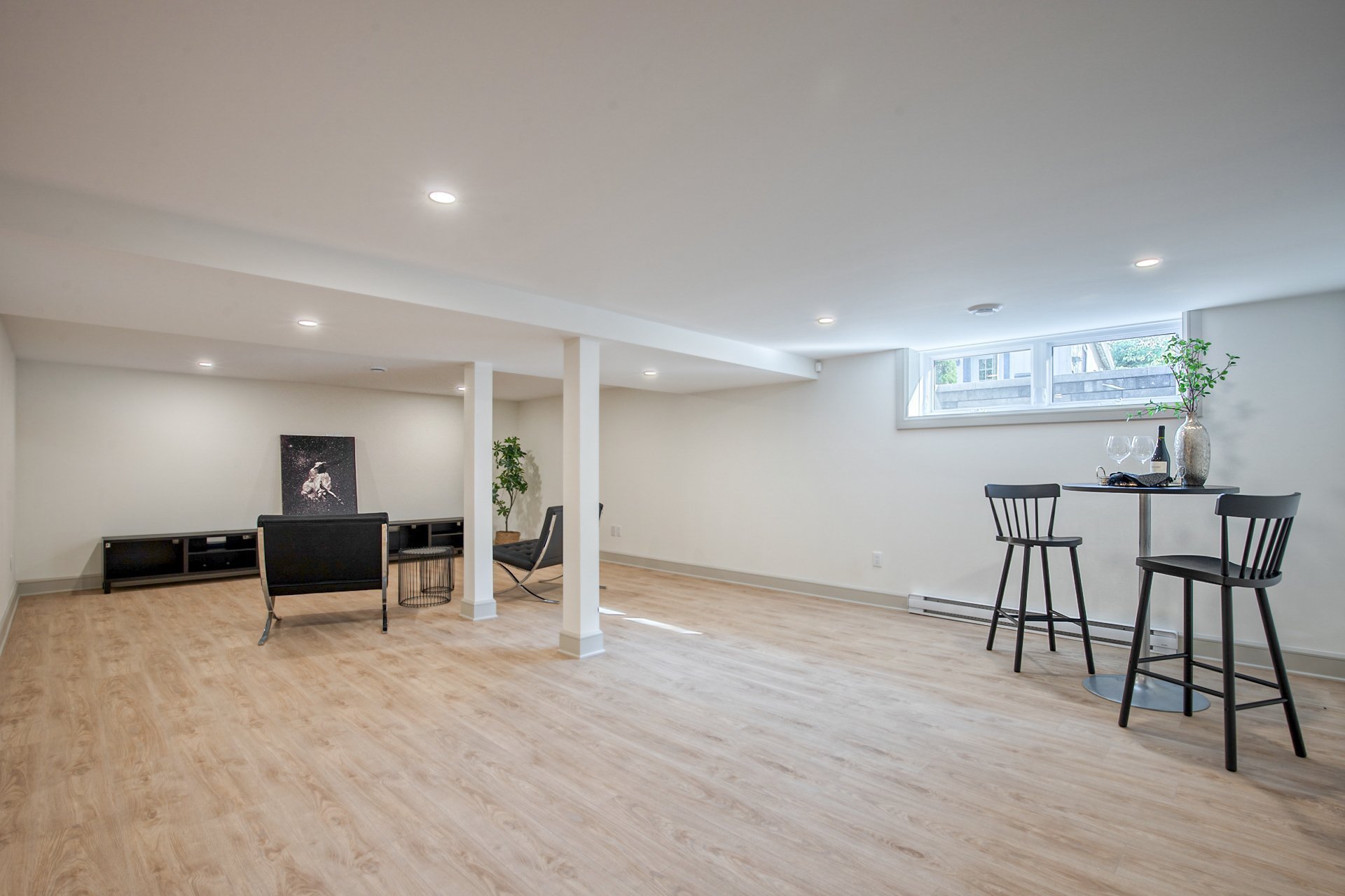 Espace idéal pour cinéma-maison