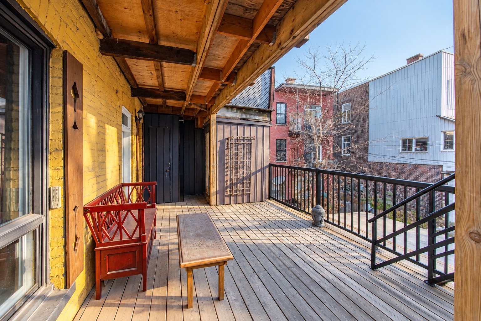 Unit 4226-1, rear balcony