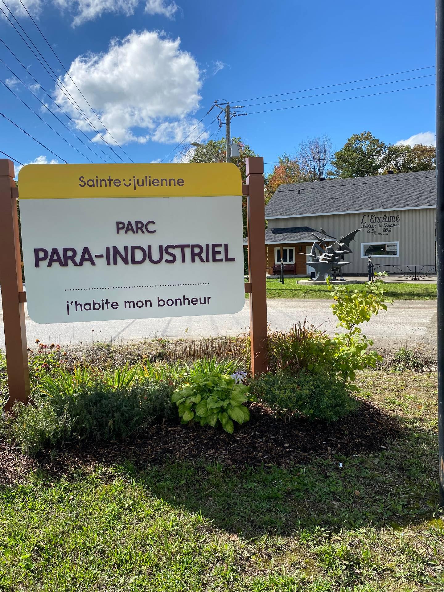 Entrée Parc Para Industrielle Sainte-Julienne