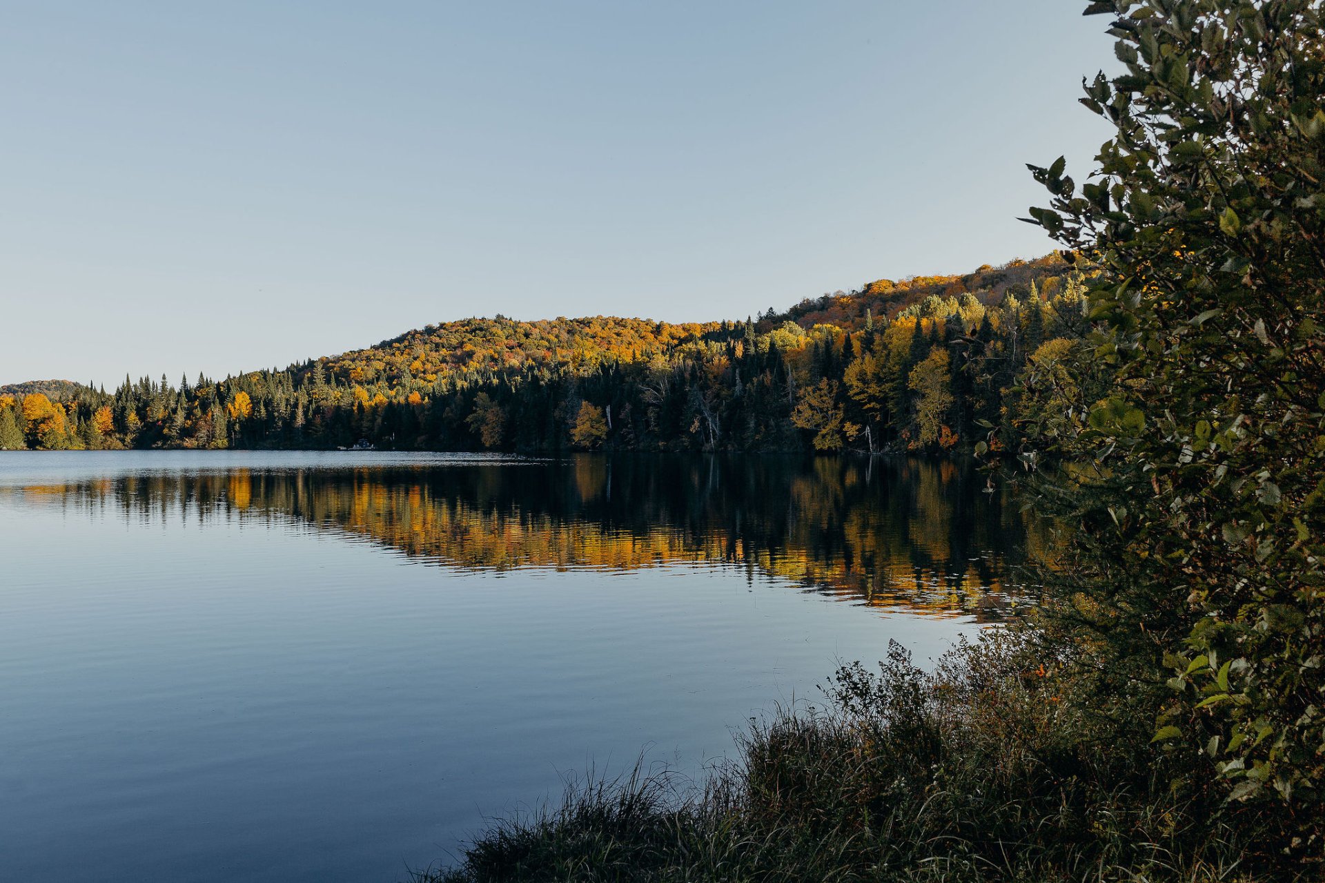 Accès au plan d'eau
