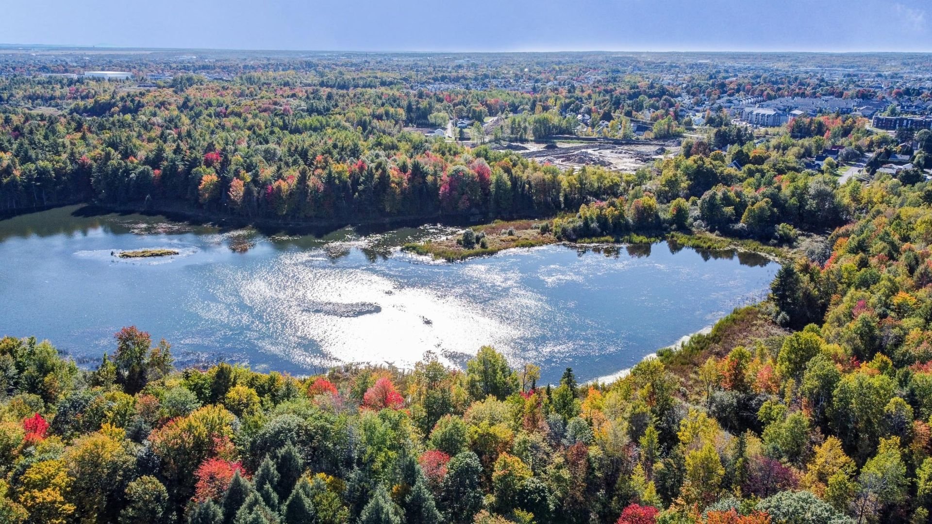 Lac Jérome, piste cyclabe
