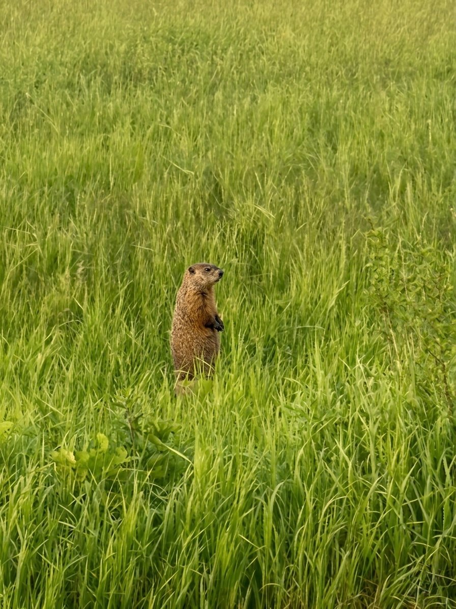 vue sur le terrain nature