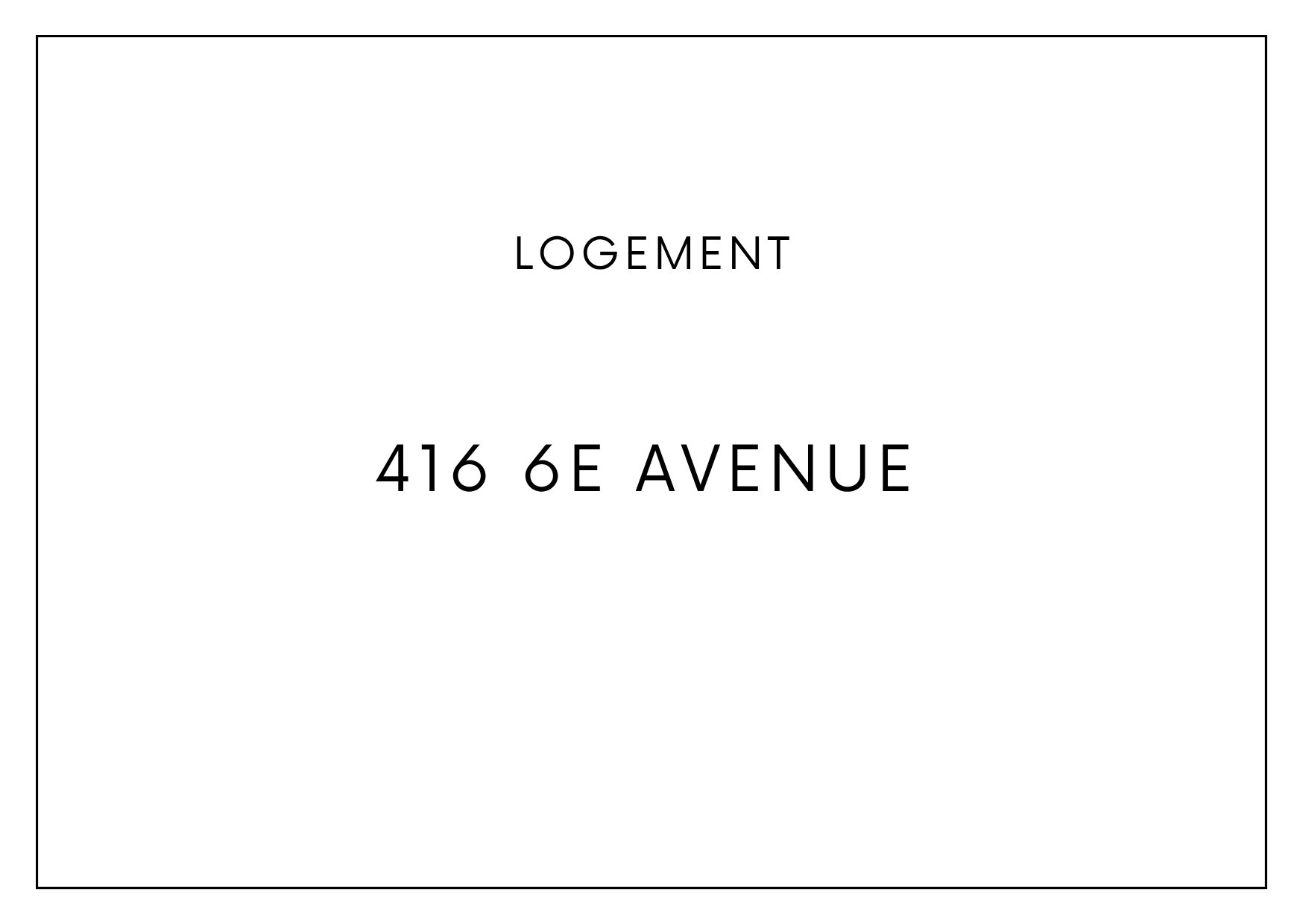 Logement
