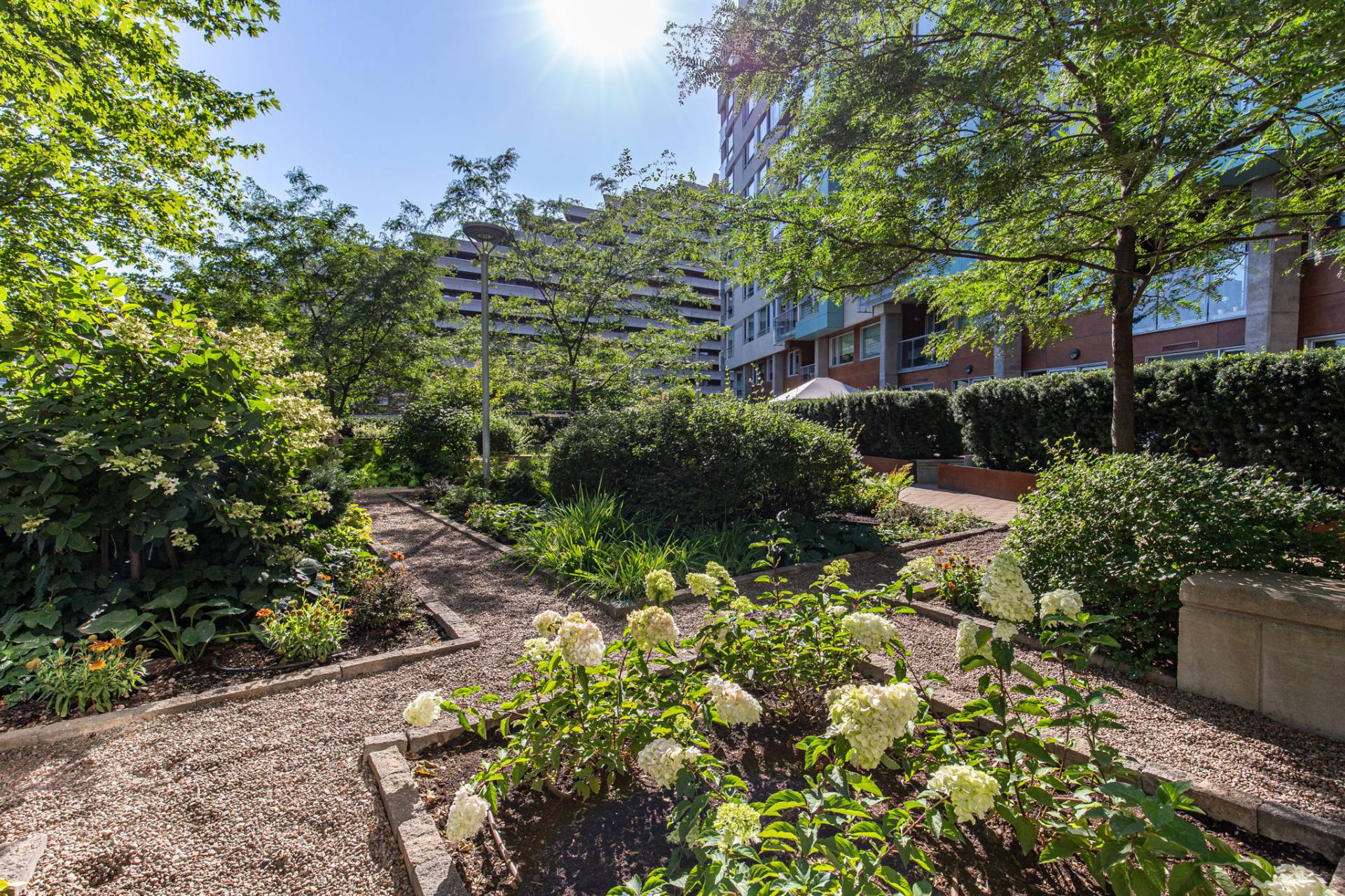 Landscaped grounds