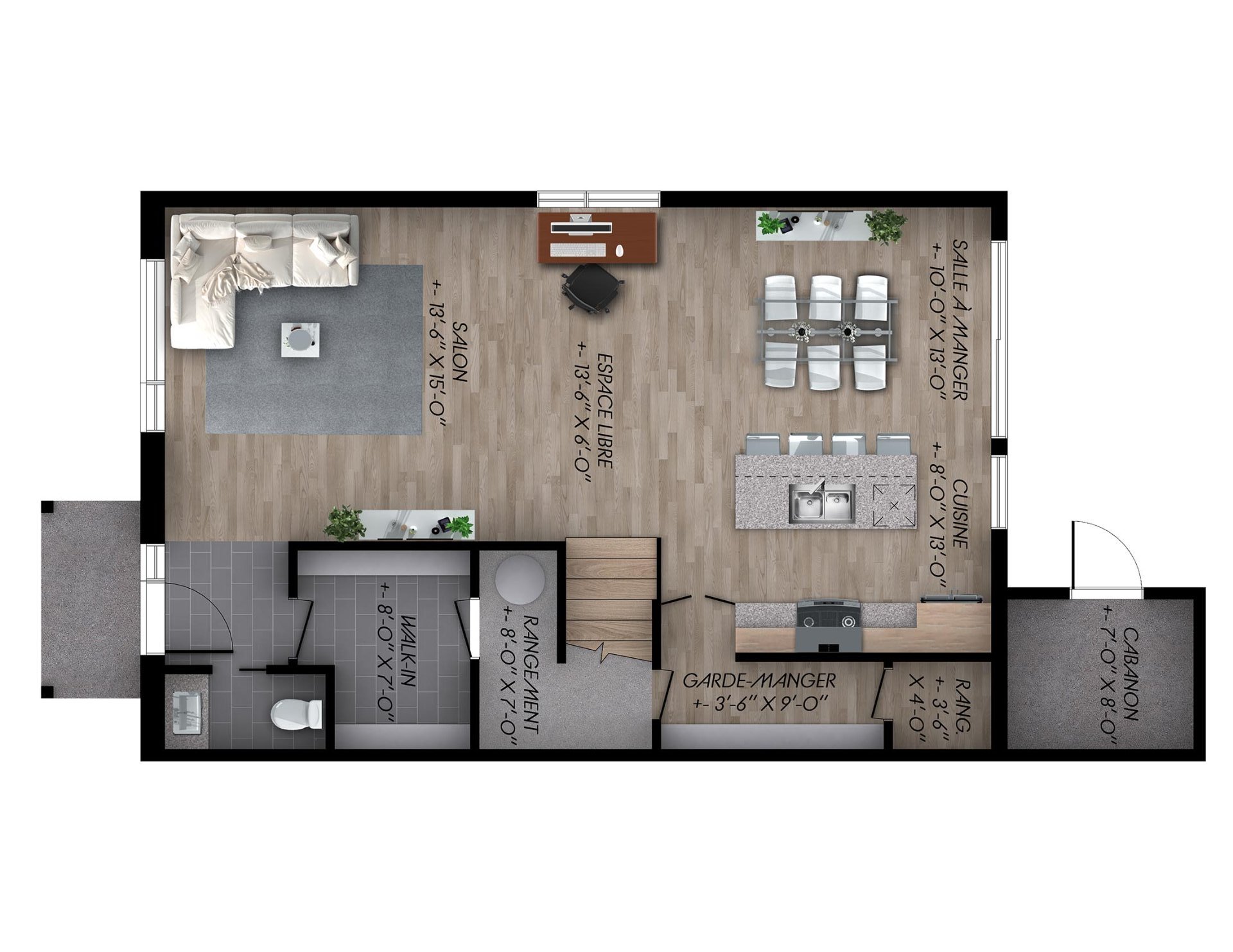 Plan rez-de-chaussée