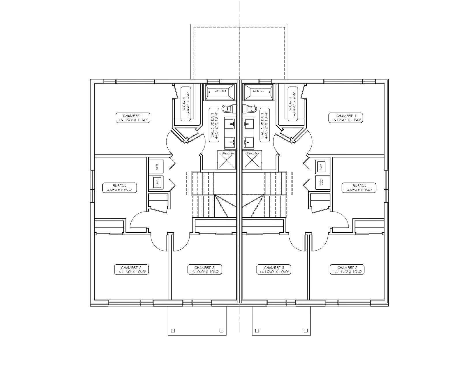 Possibilité d'avoir 3 options