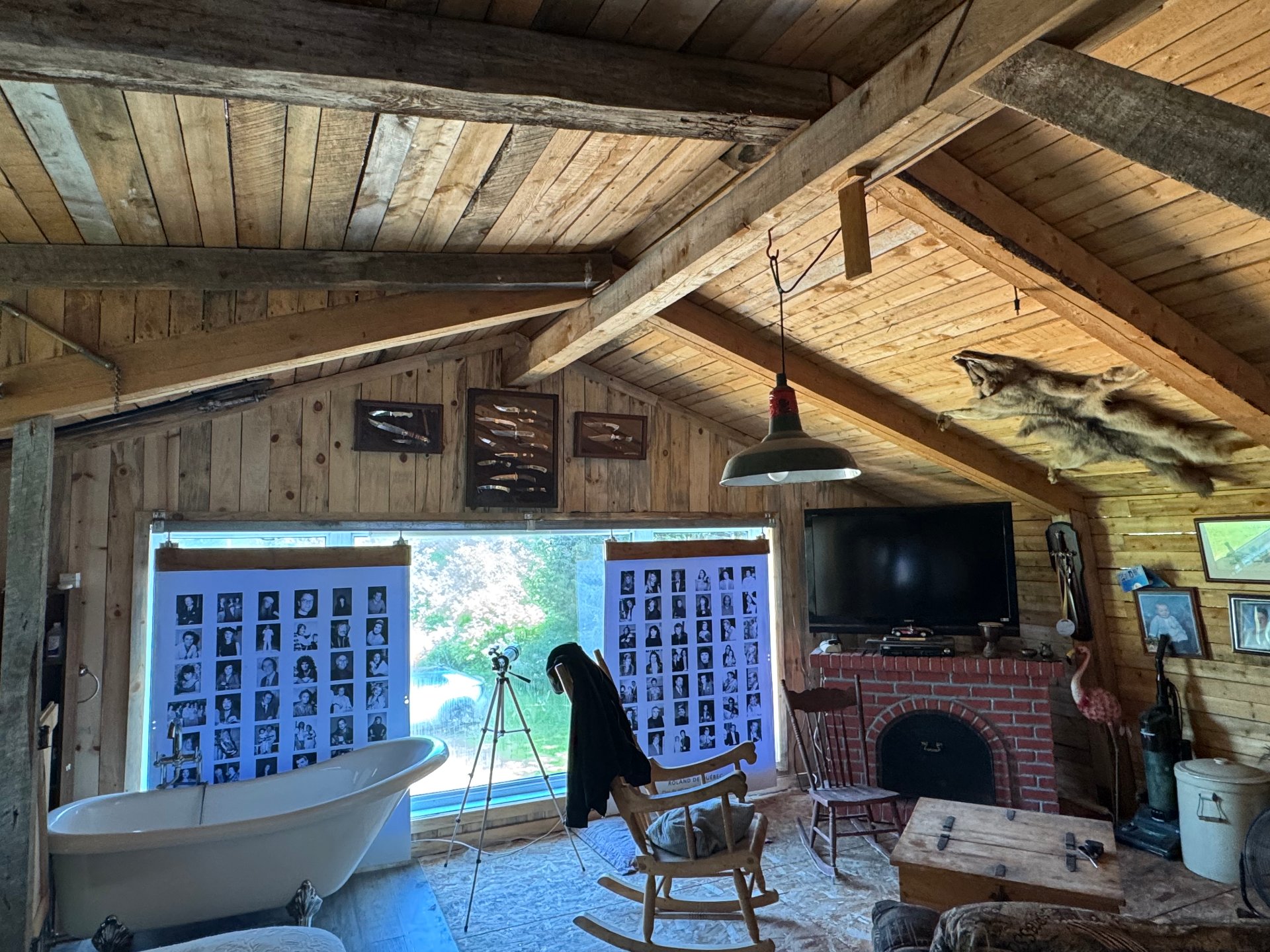 Pièce en haut du garage