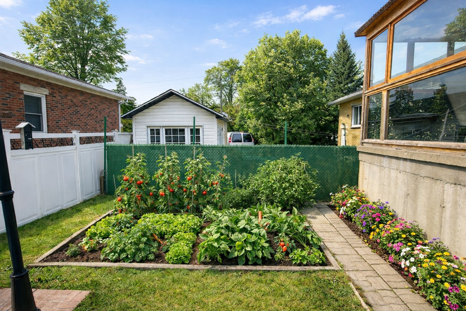 AI staging for summer view.
