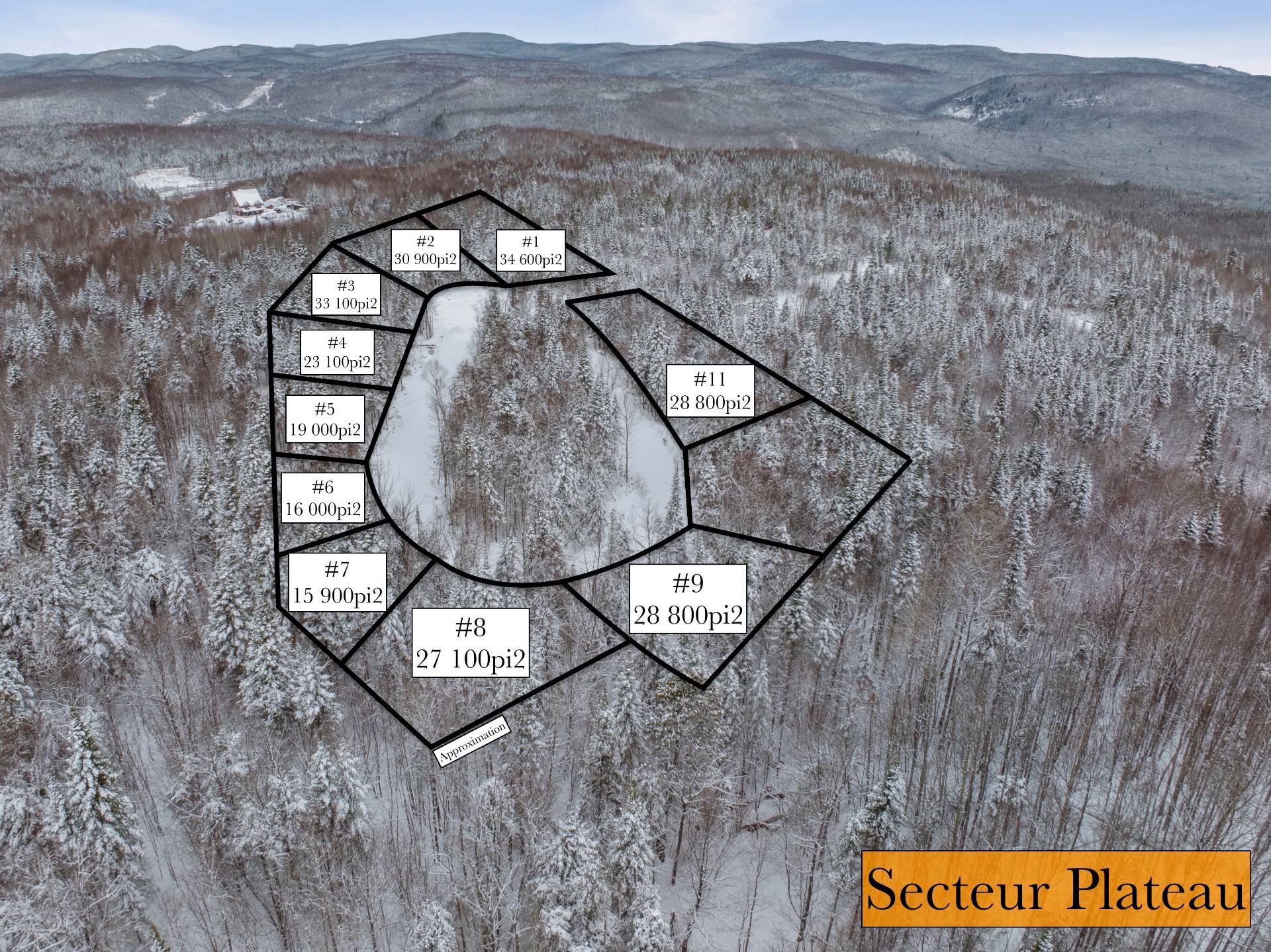 Terrain #3, Secteur Plateau
