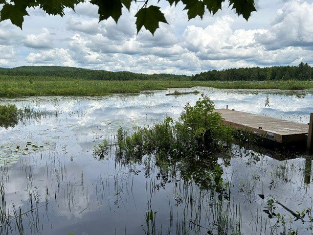 Accès au plan d'eau