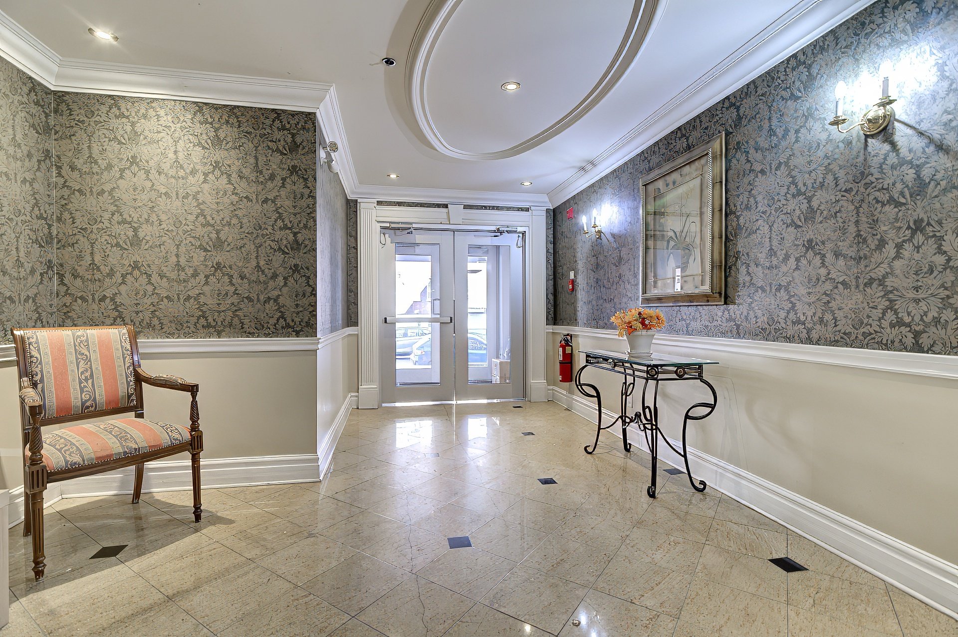 Hall d'entrée de l'immeuble