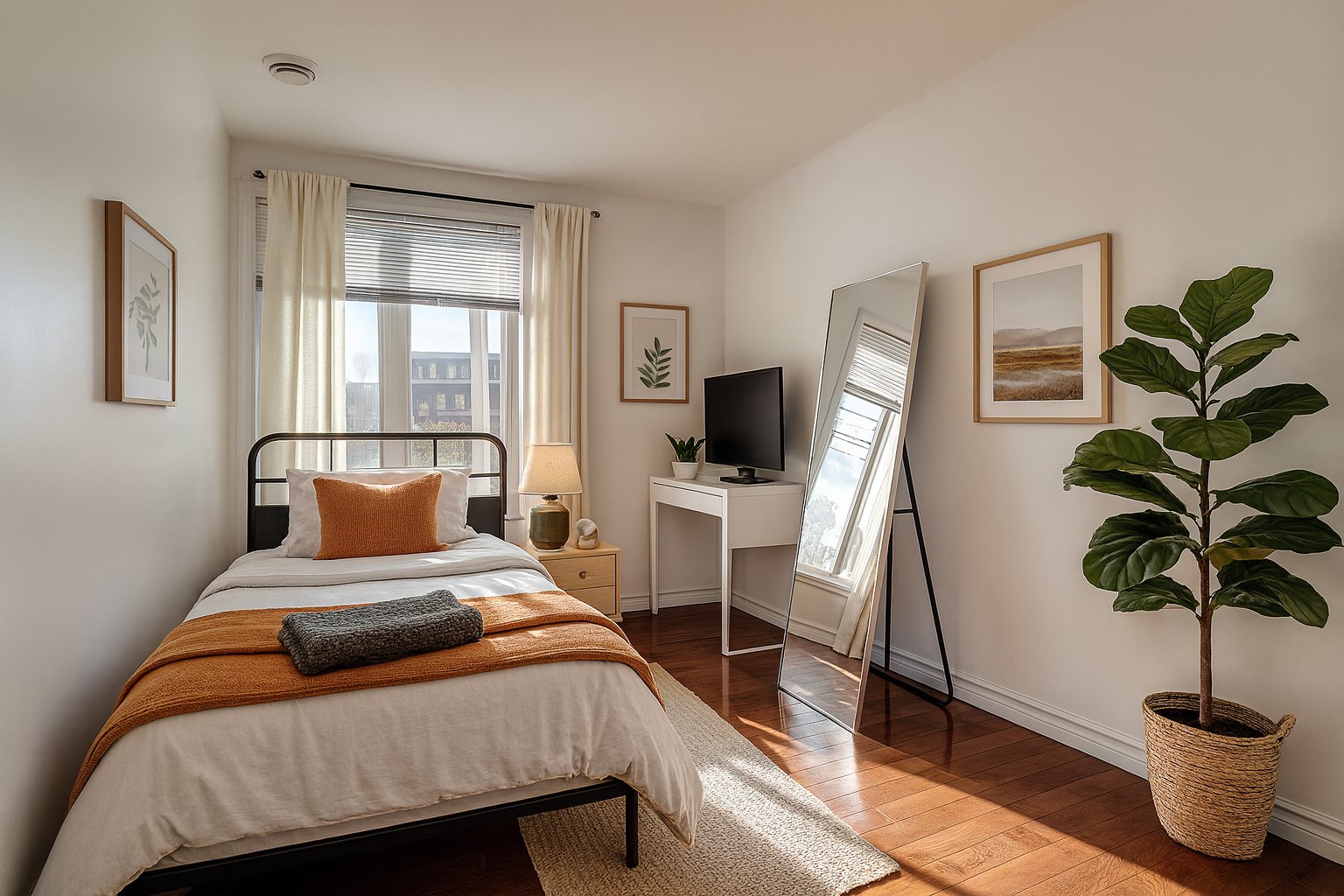 Image retouchée - Décor virtuel AI