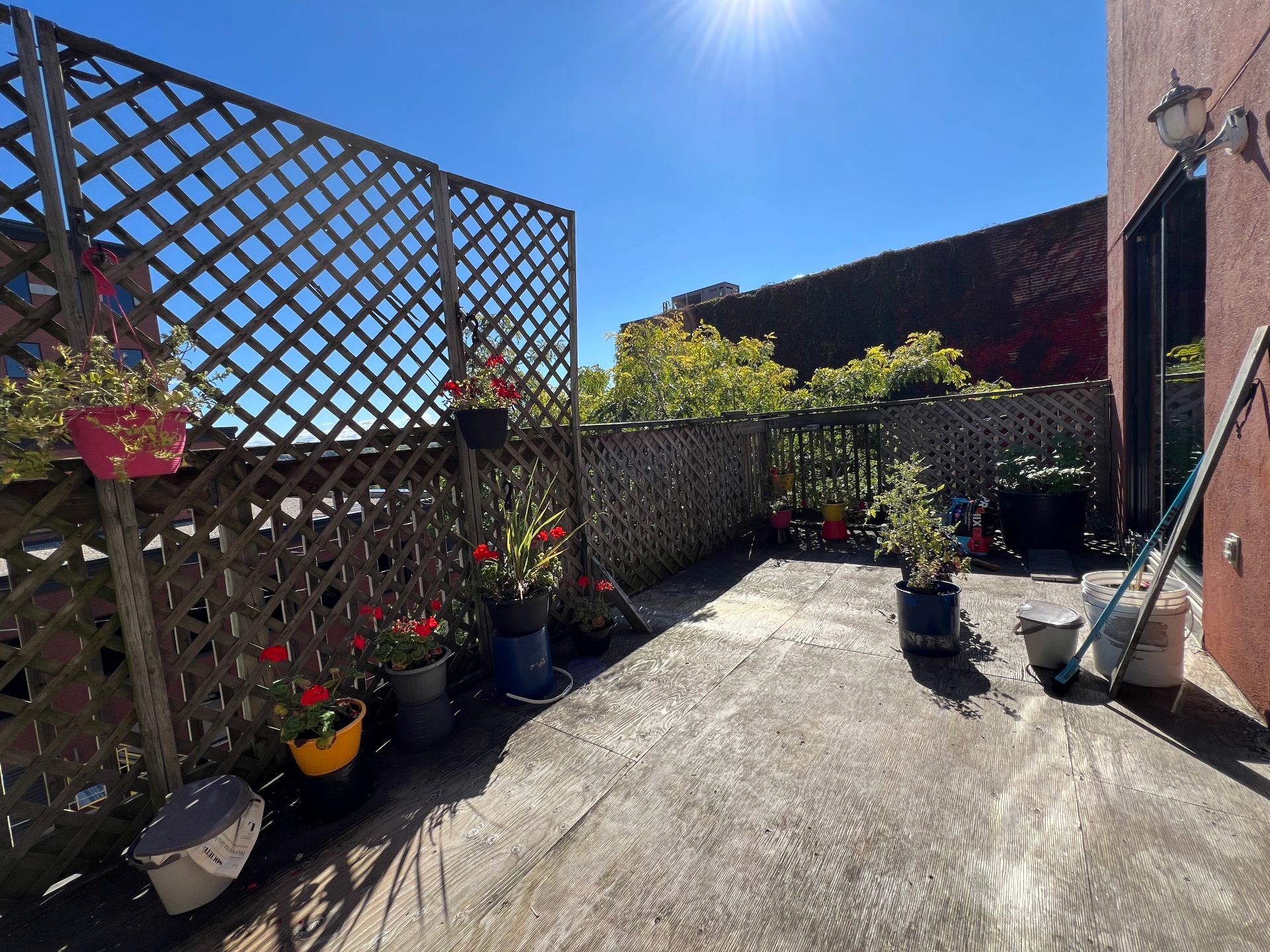 Balcon du loft (3e étage)