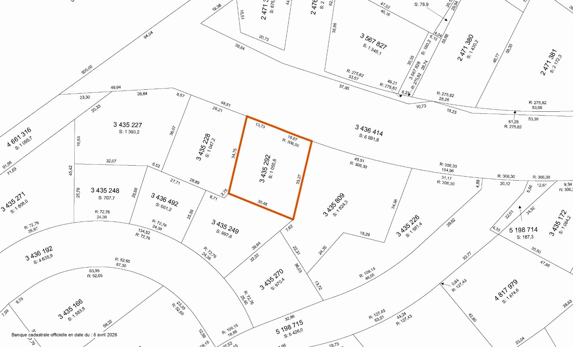 plan cadastral