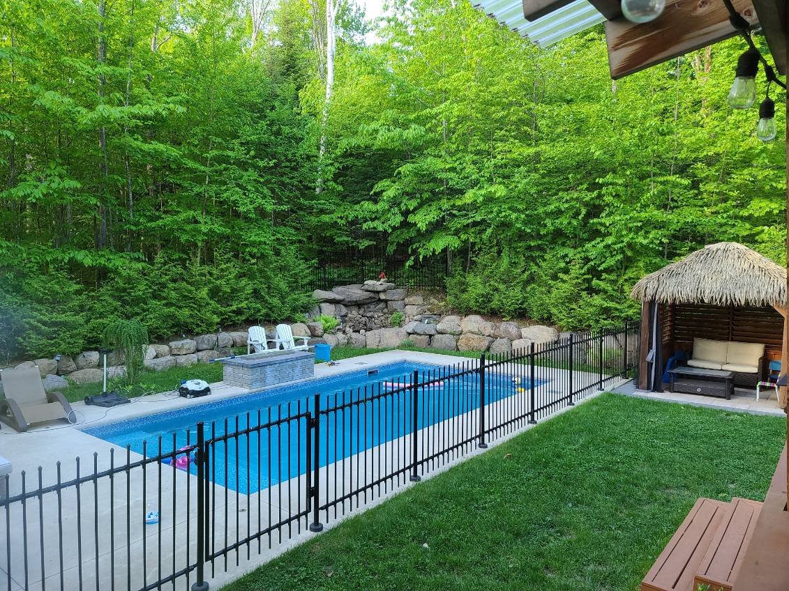 piscine l'été