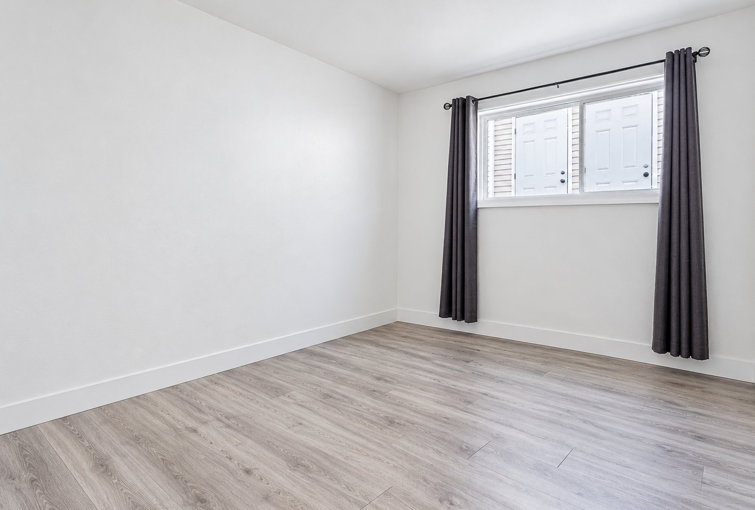The tenants' belongings have been removed.