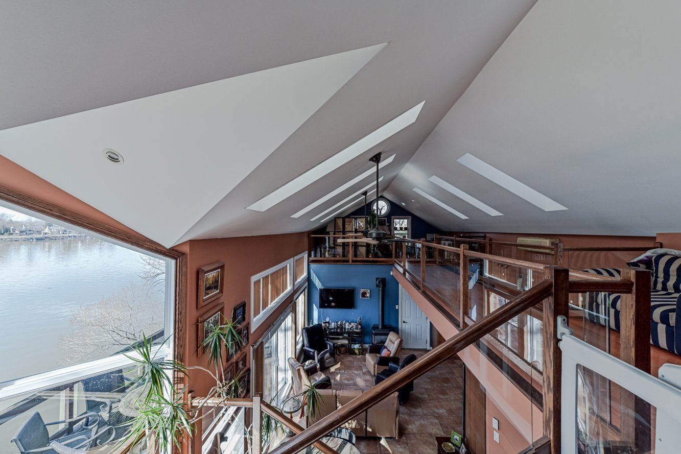 Belle rampe de bois & verre