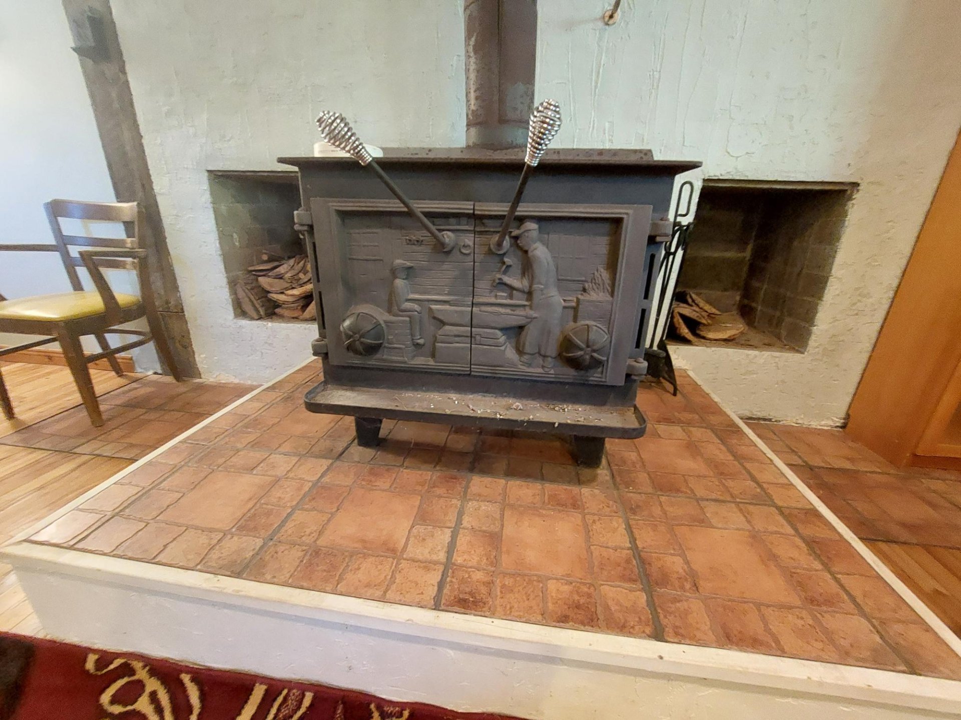 Stove in the basement