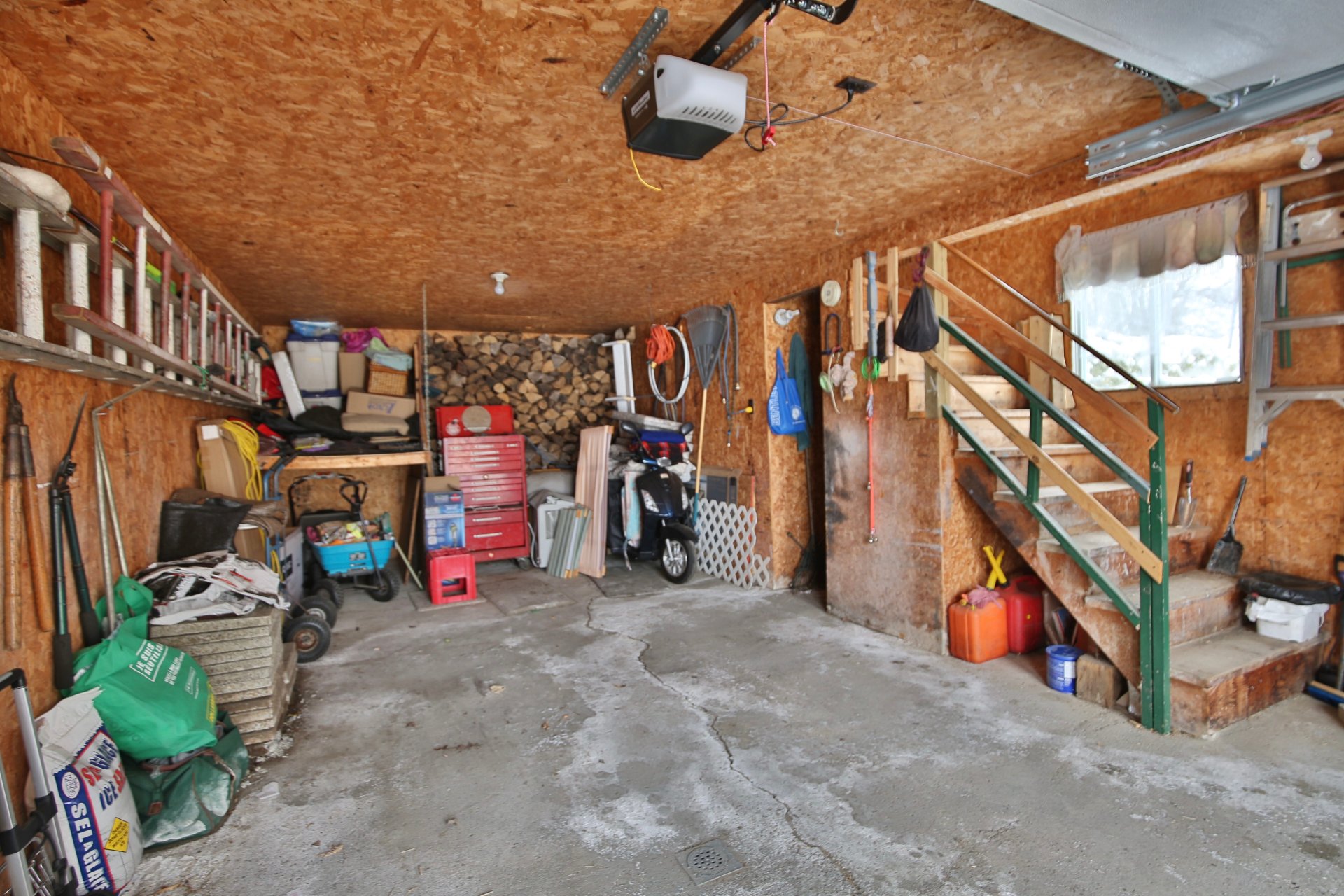 Intérieur du garage
