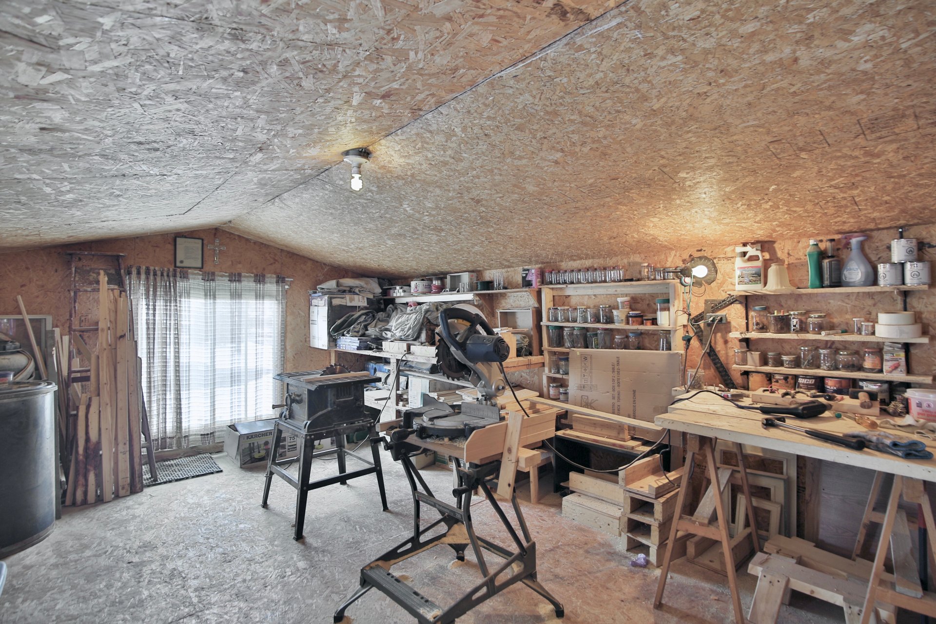 Intérieur du garage