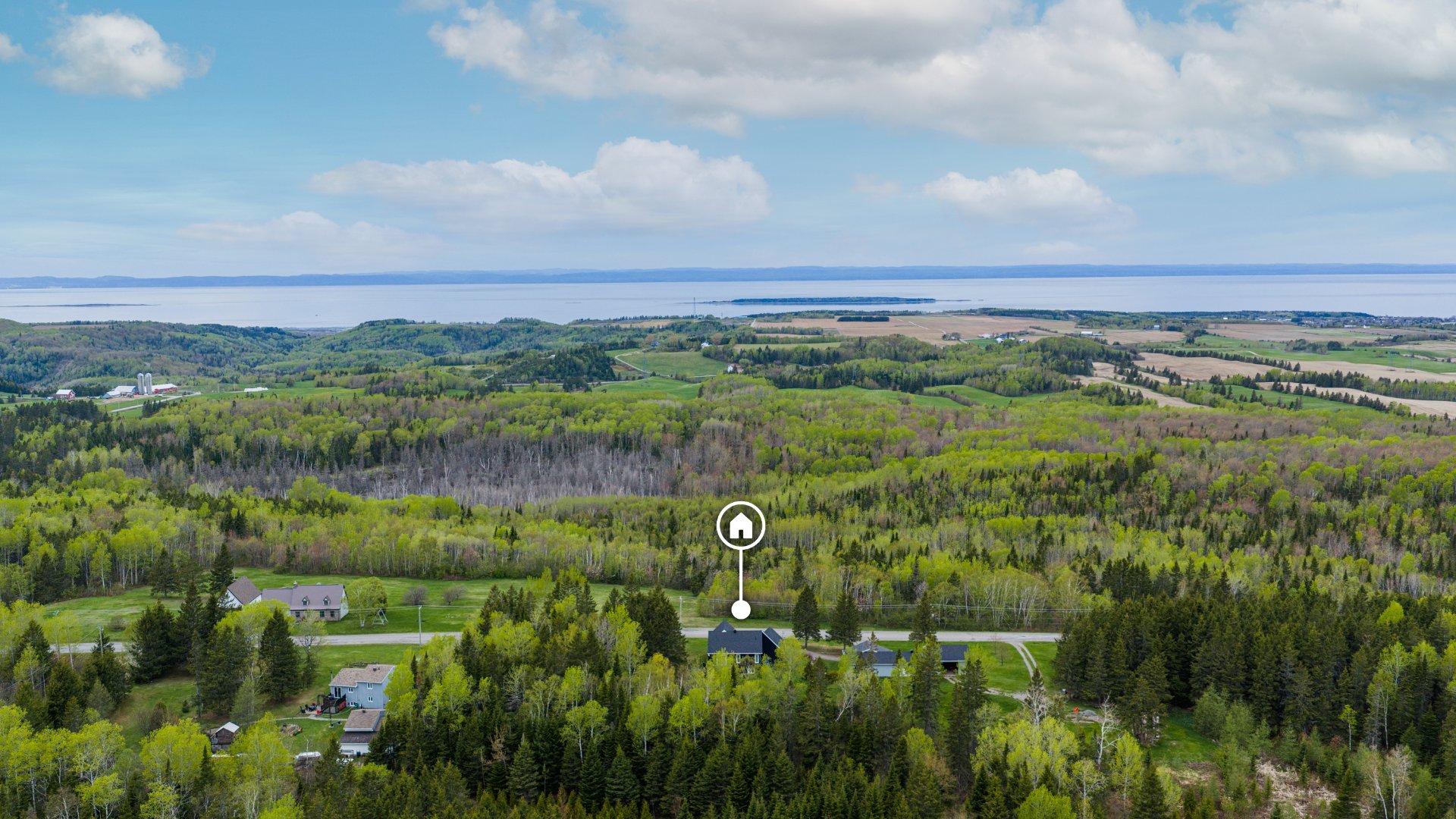 Vue panoramique sur le fleuve