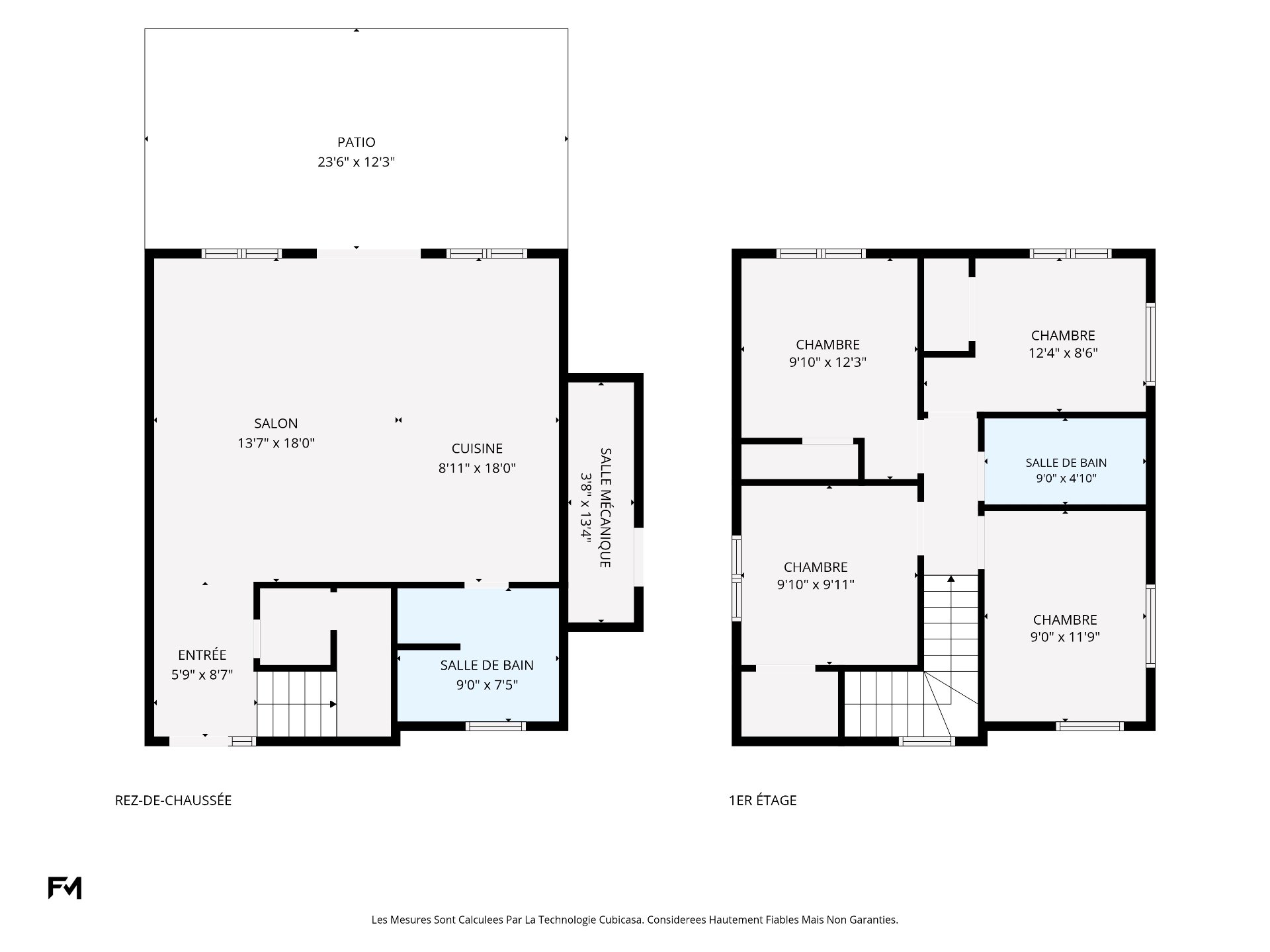 plan et dimensions