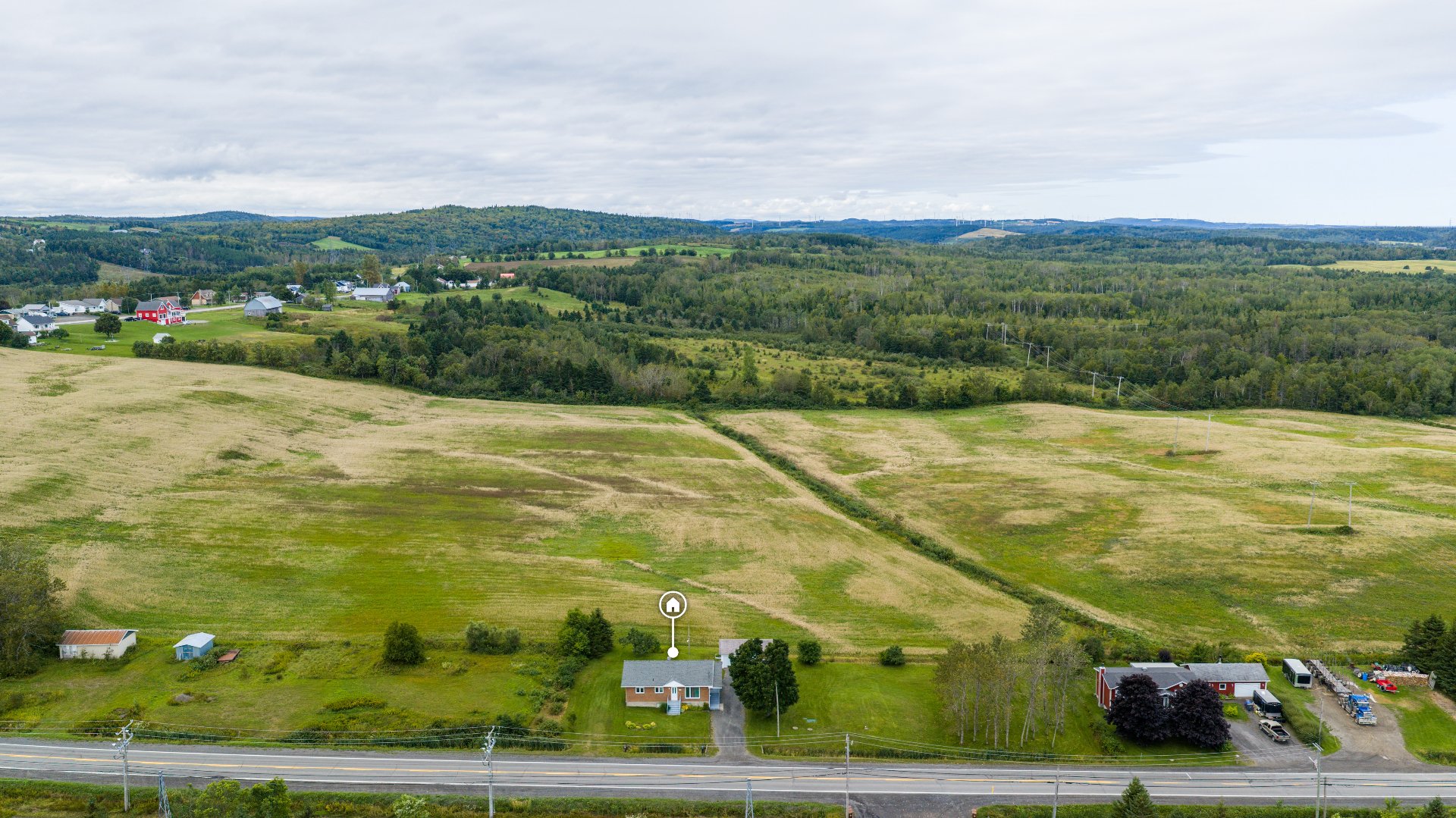 Terrain zoné agricole avec droit résidentiel