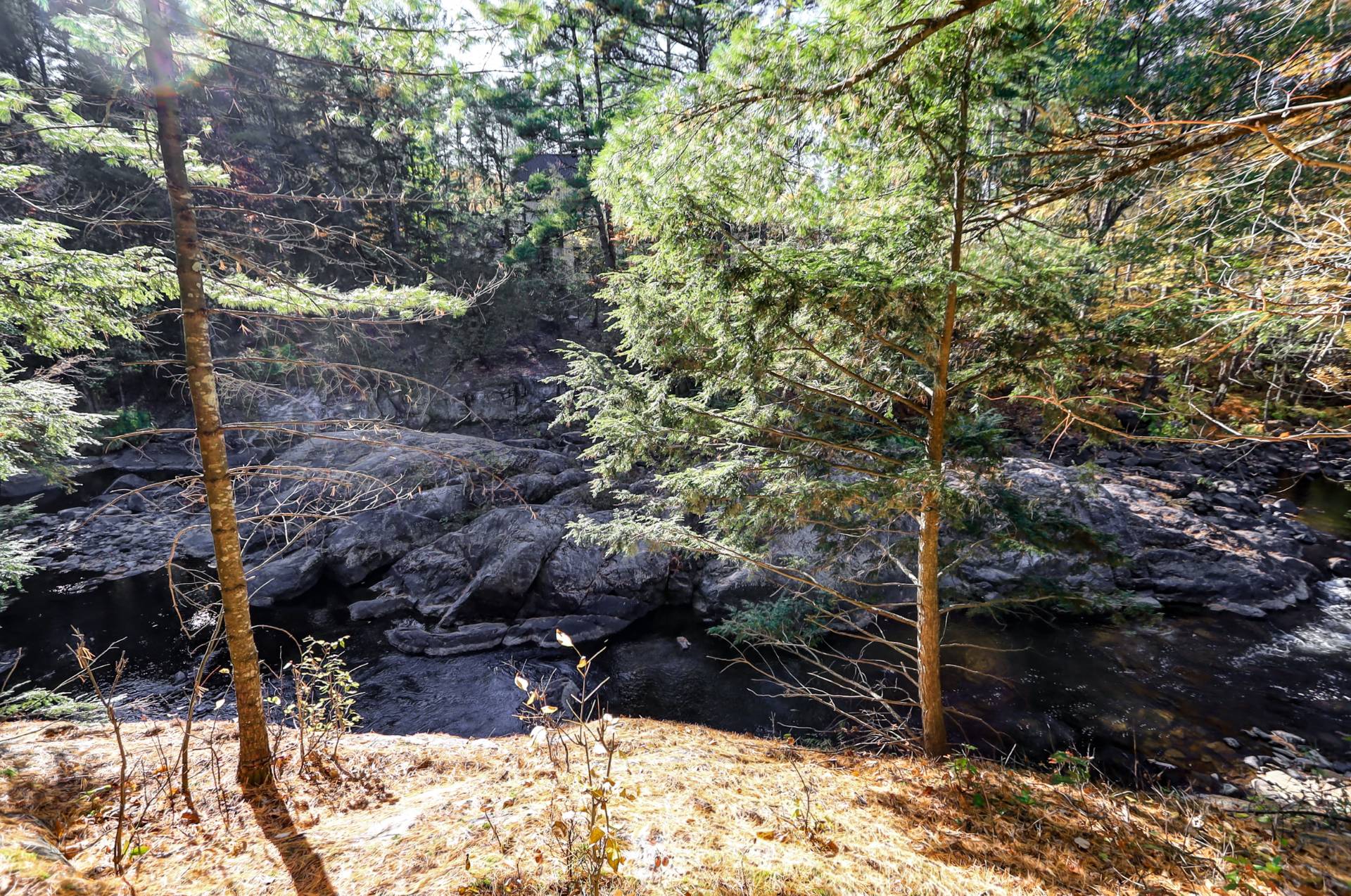 Accès au plan d'eau