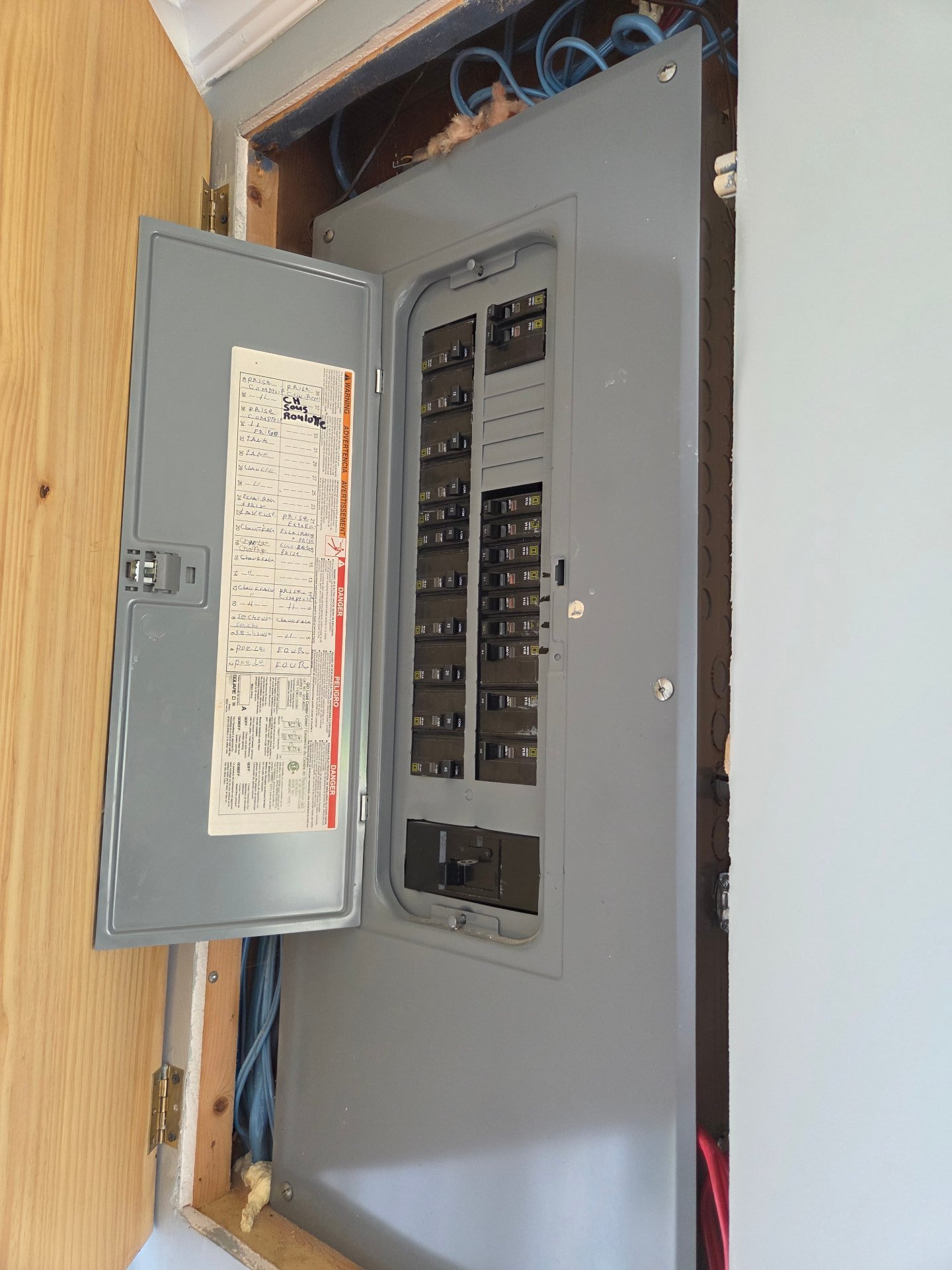 Panneau electrique 200 amp