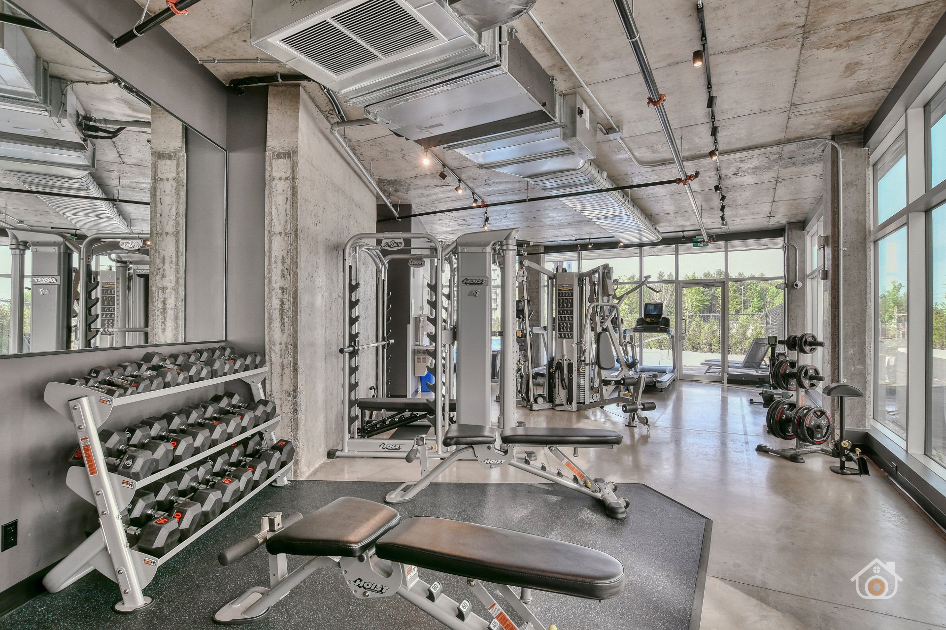 Salle d'exercice