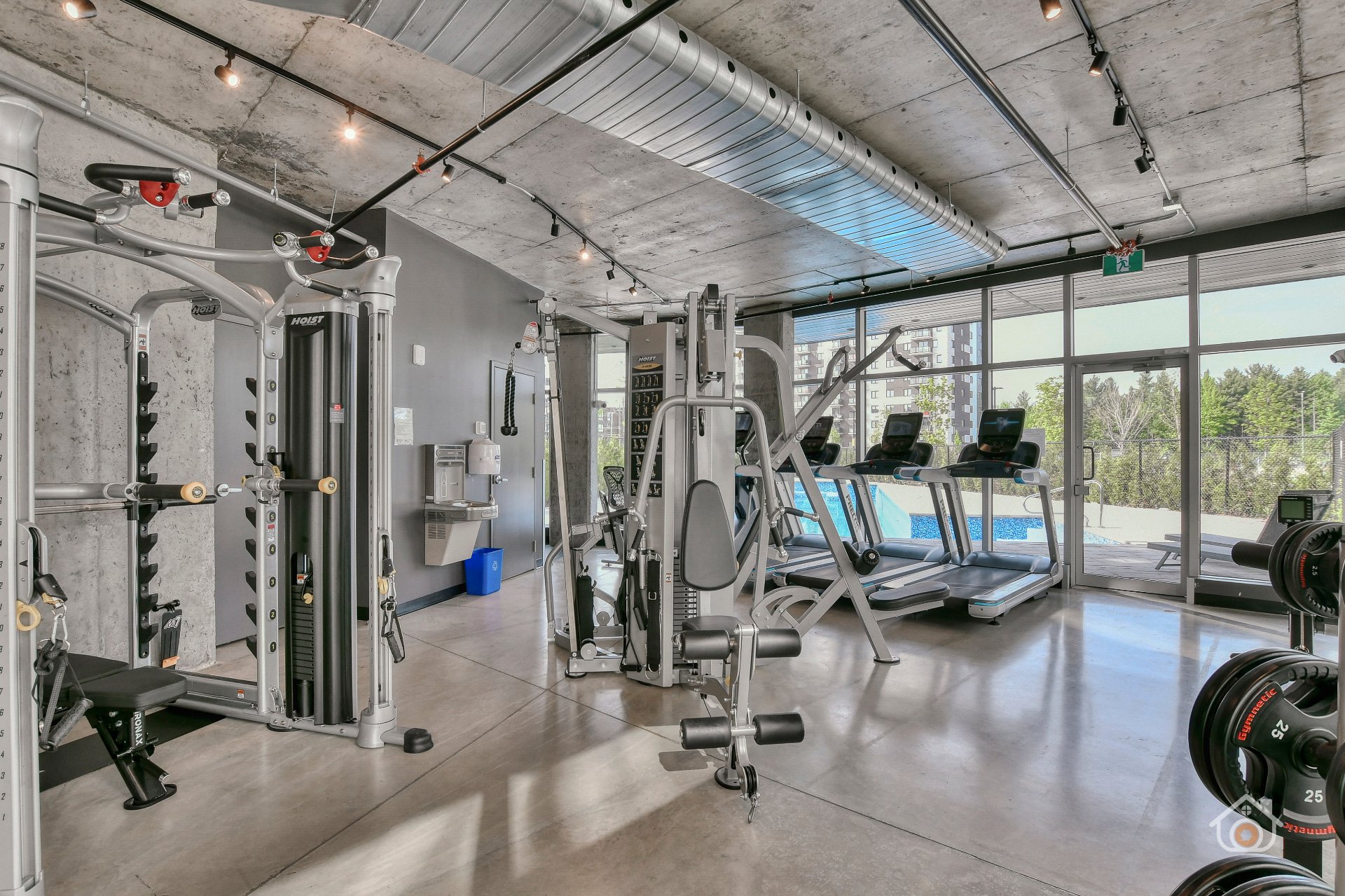 Salle d'exercice