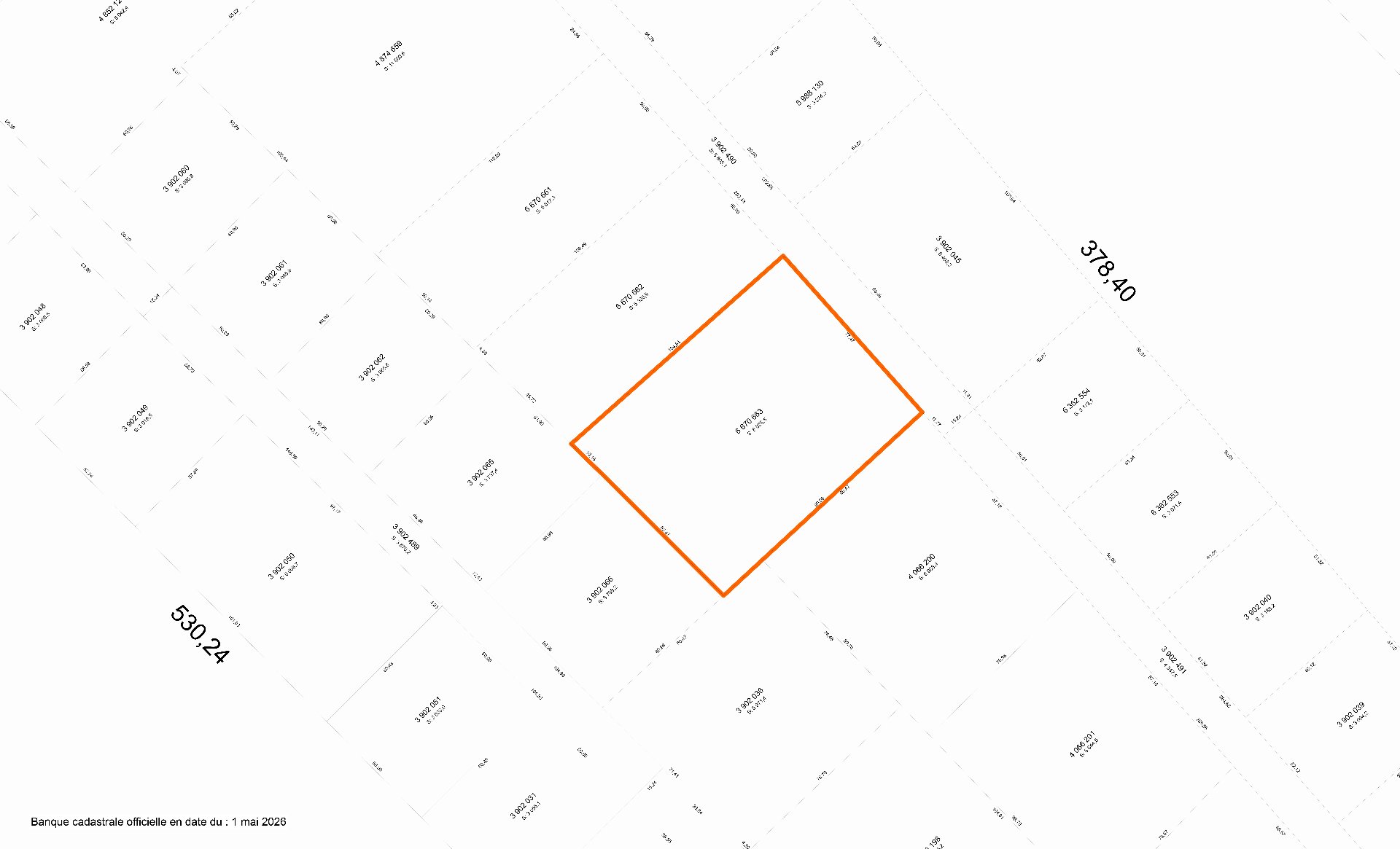 Plan cadastral