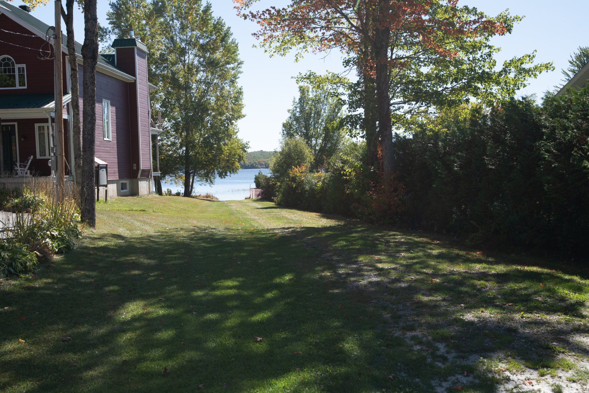 Access to a body of water