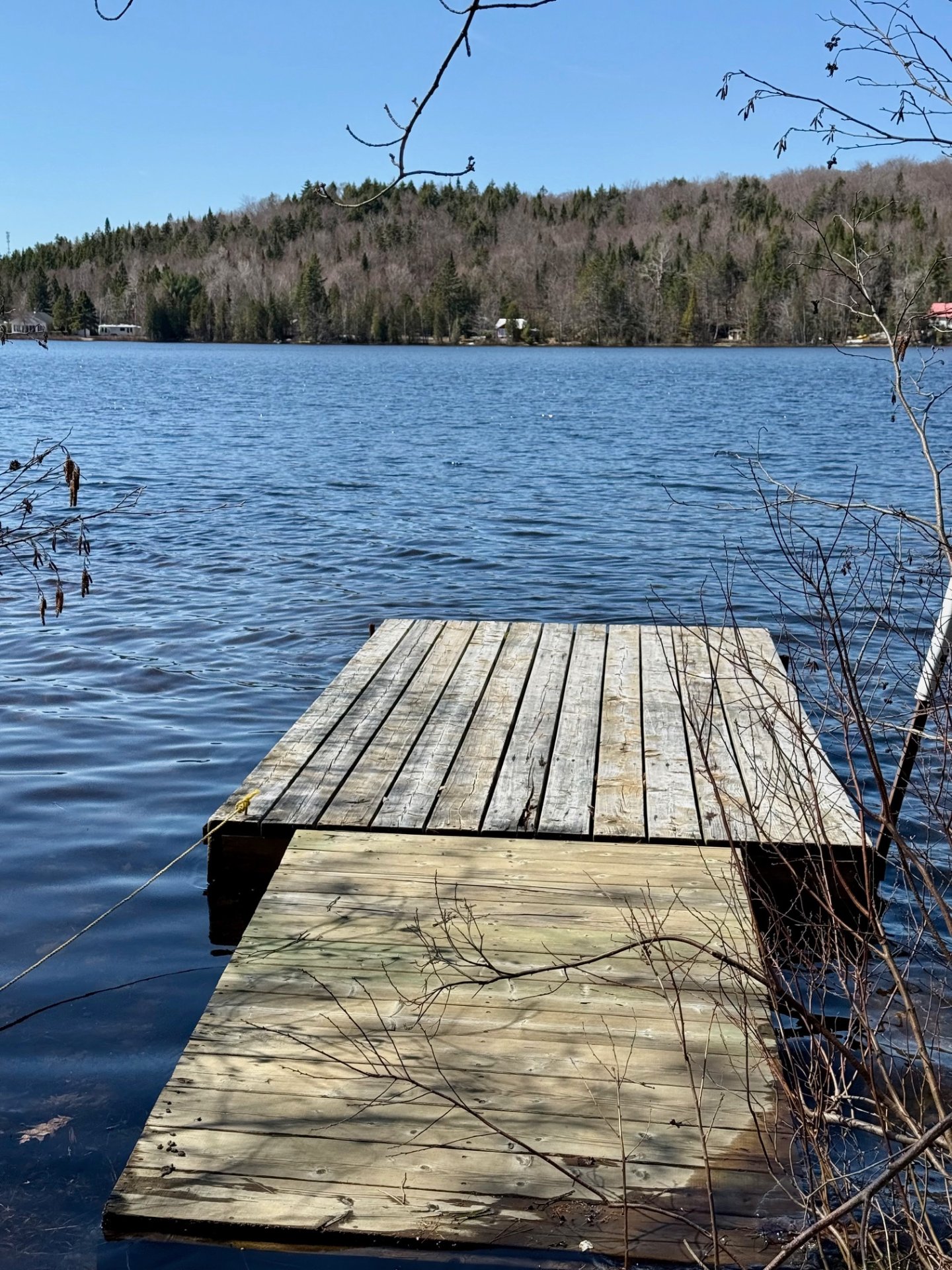 Accès au plan d'eau