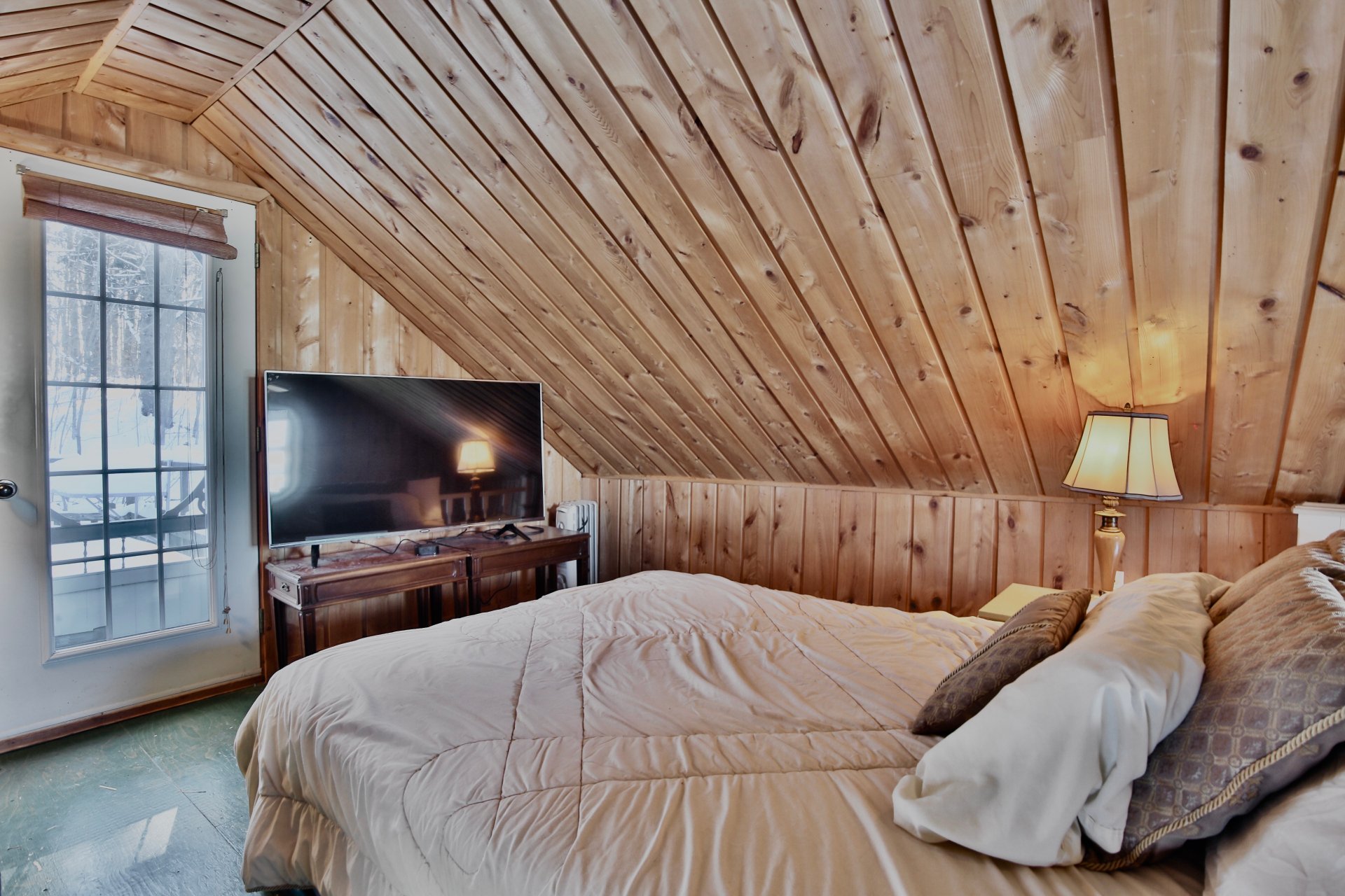 Tiny House chambre avec accès balcon