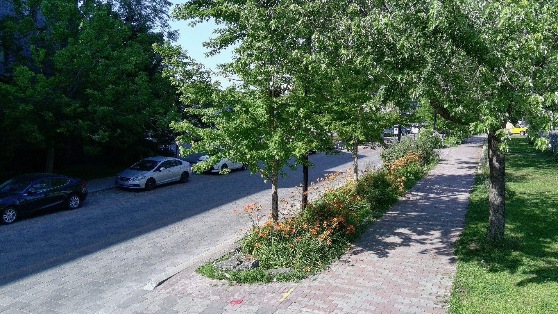 Nearby