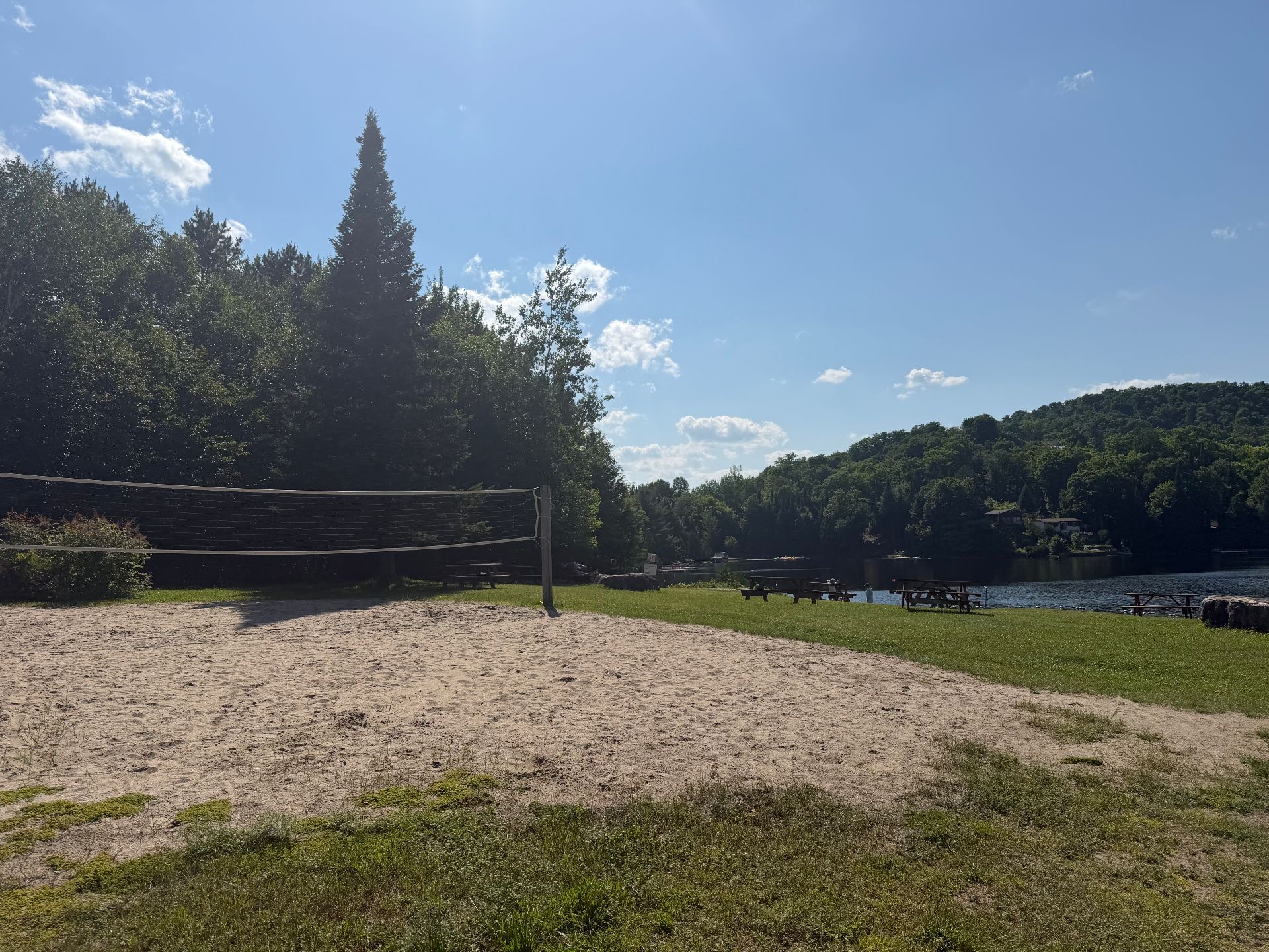Plage au Lac du Coeur