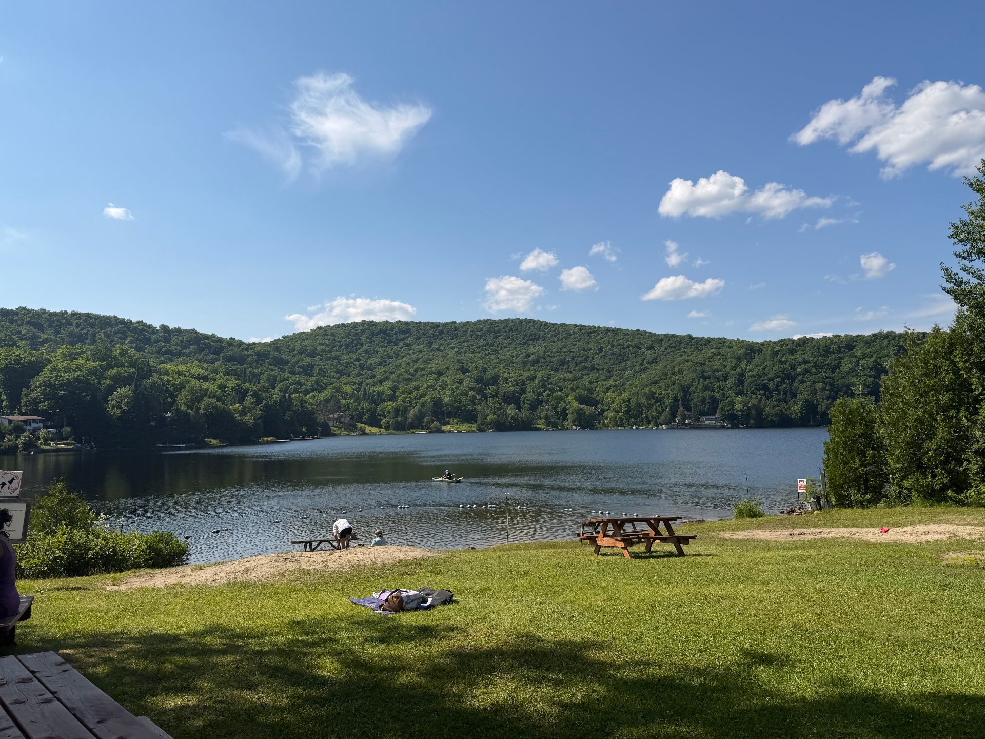 Plage au Lac du Coeur