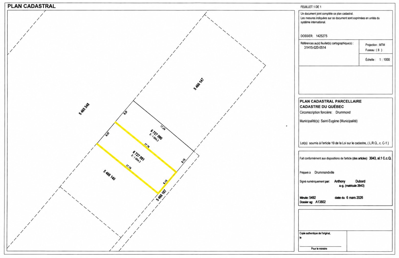Plan (croquis)