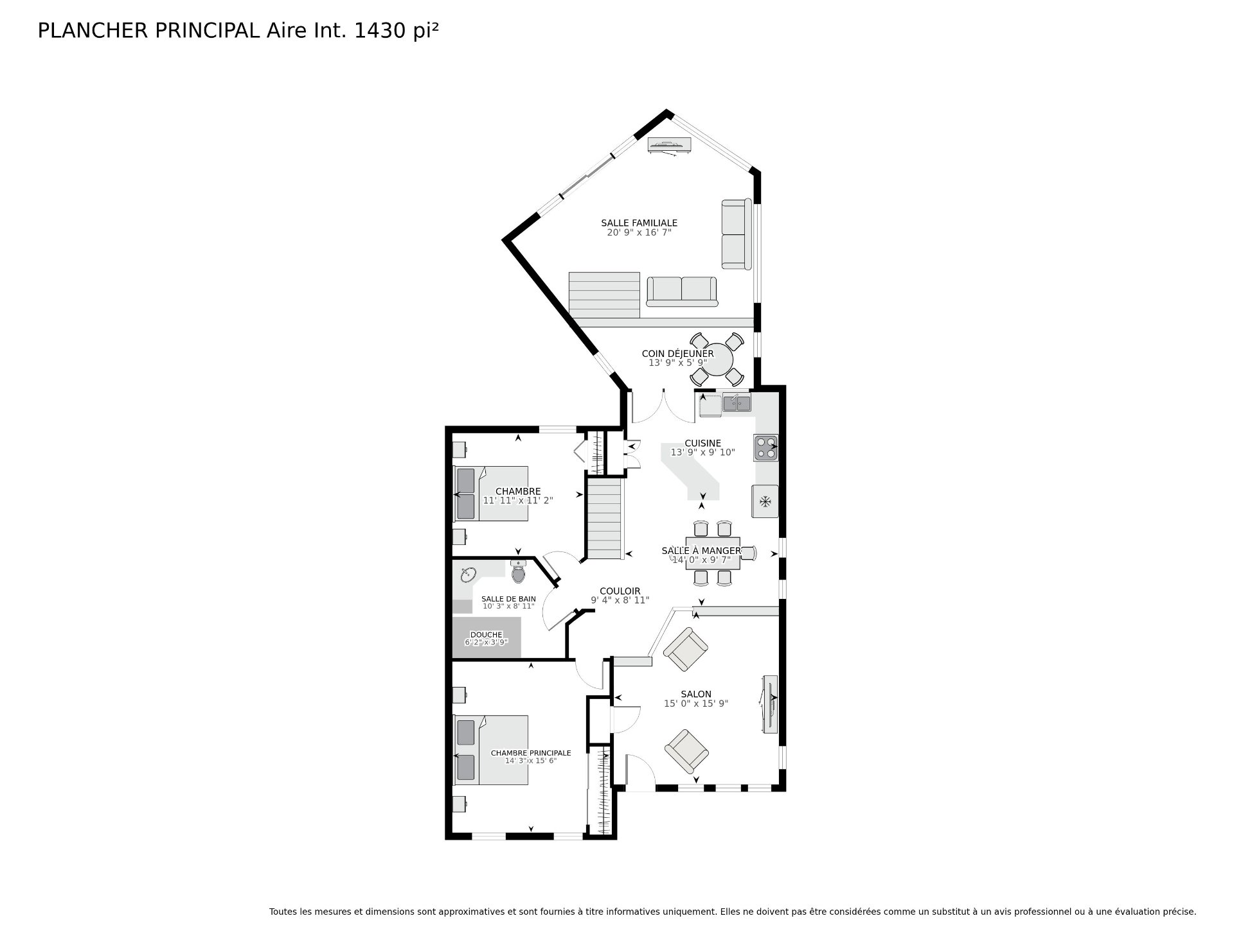 Plan de l'étage