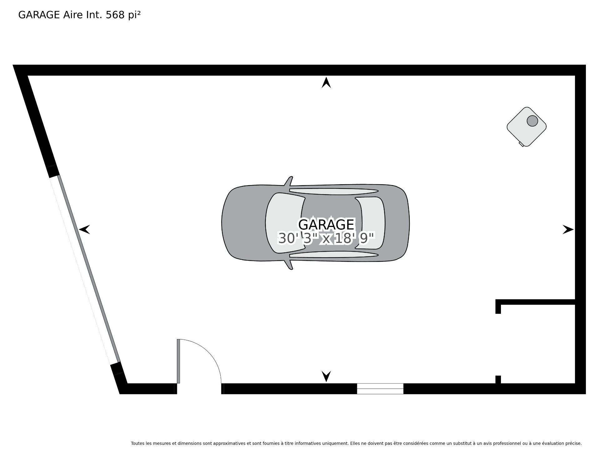 Plan du garage arrière 30 X 18