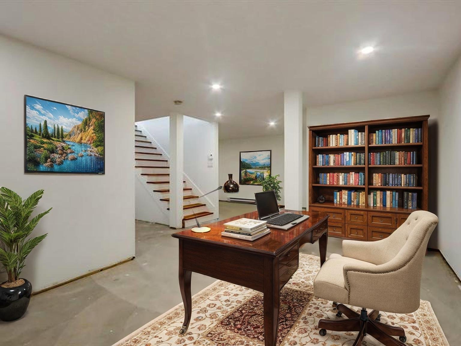 Photo virtuellement meublée