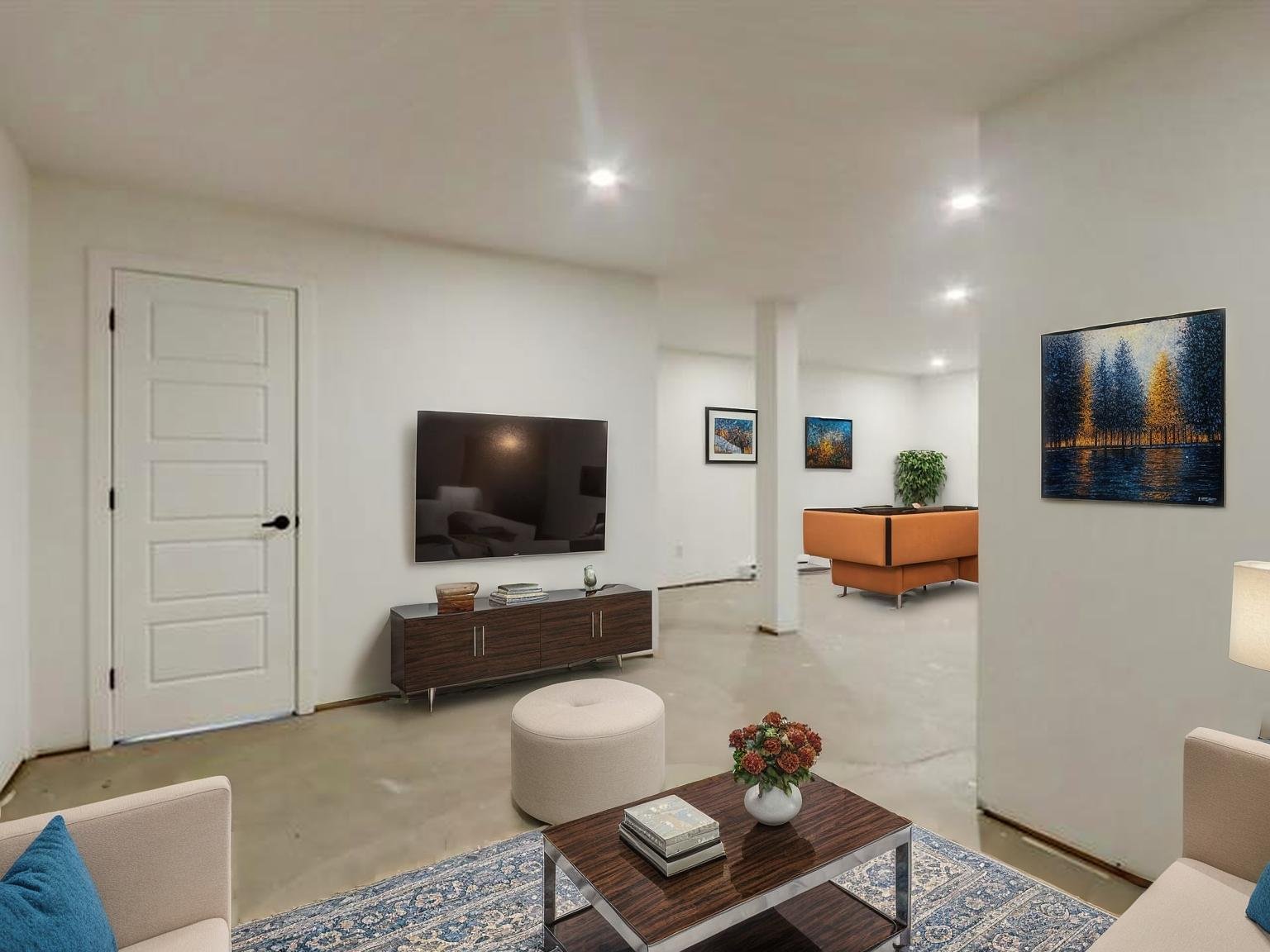 Photo virtuellement meublée